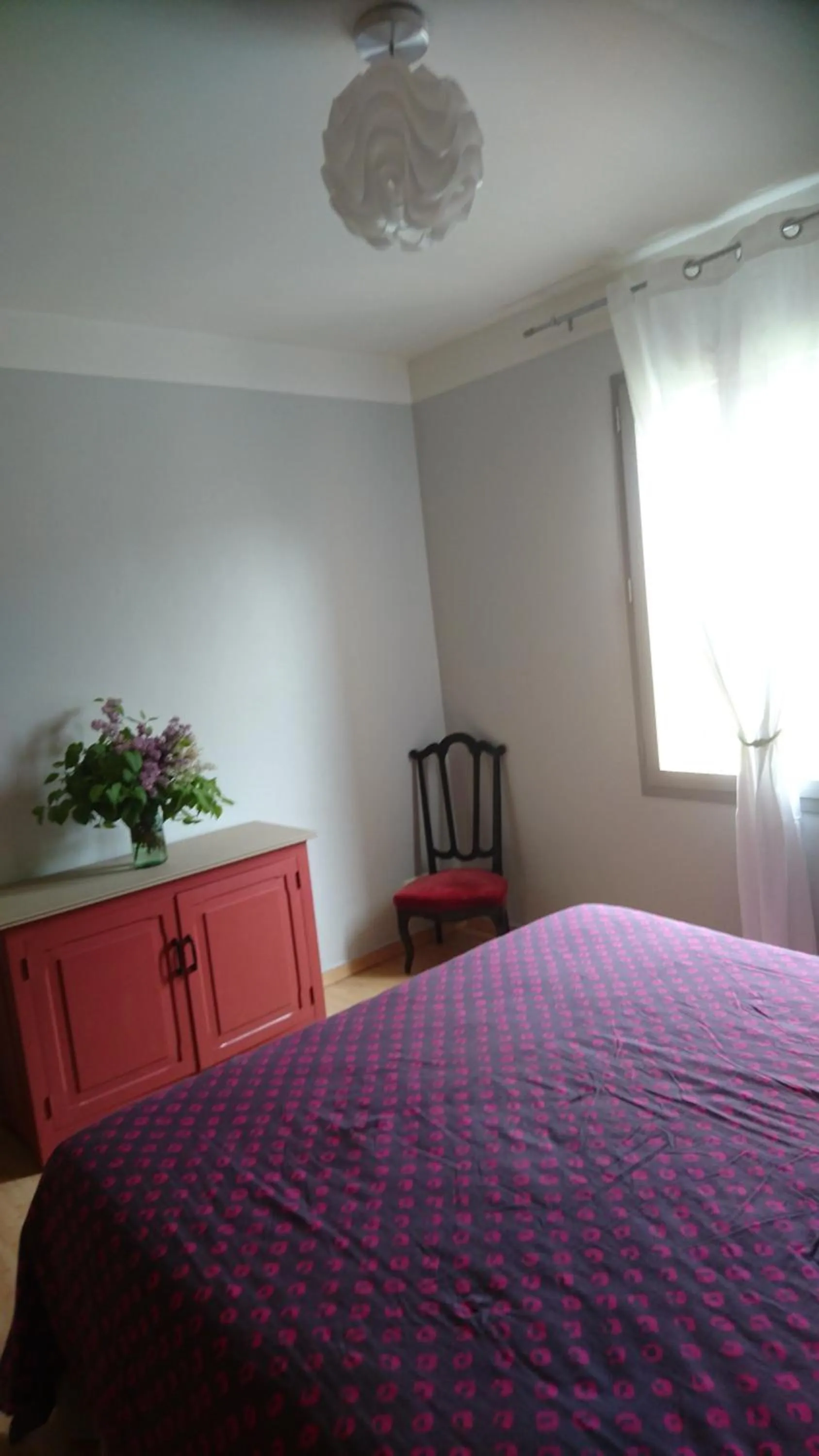 Bed in Chambre d'Hôtes Les Bruyères