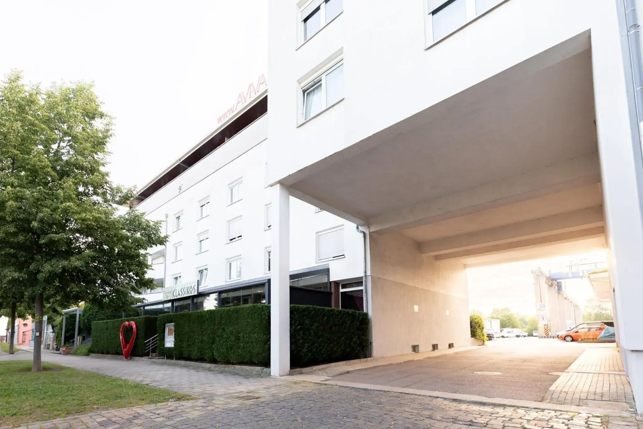 Property building in Hotel Aviva Property building in Hotel Aviva