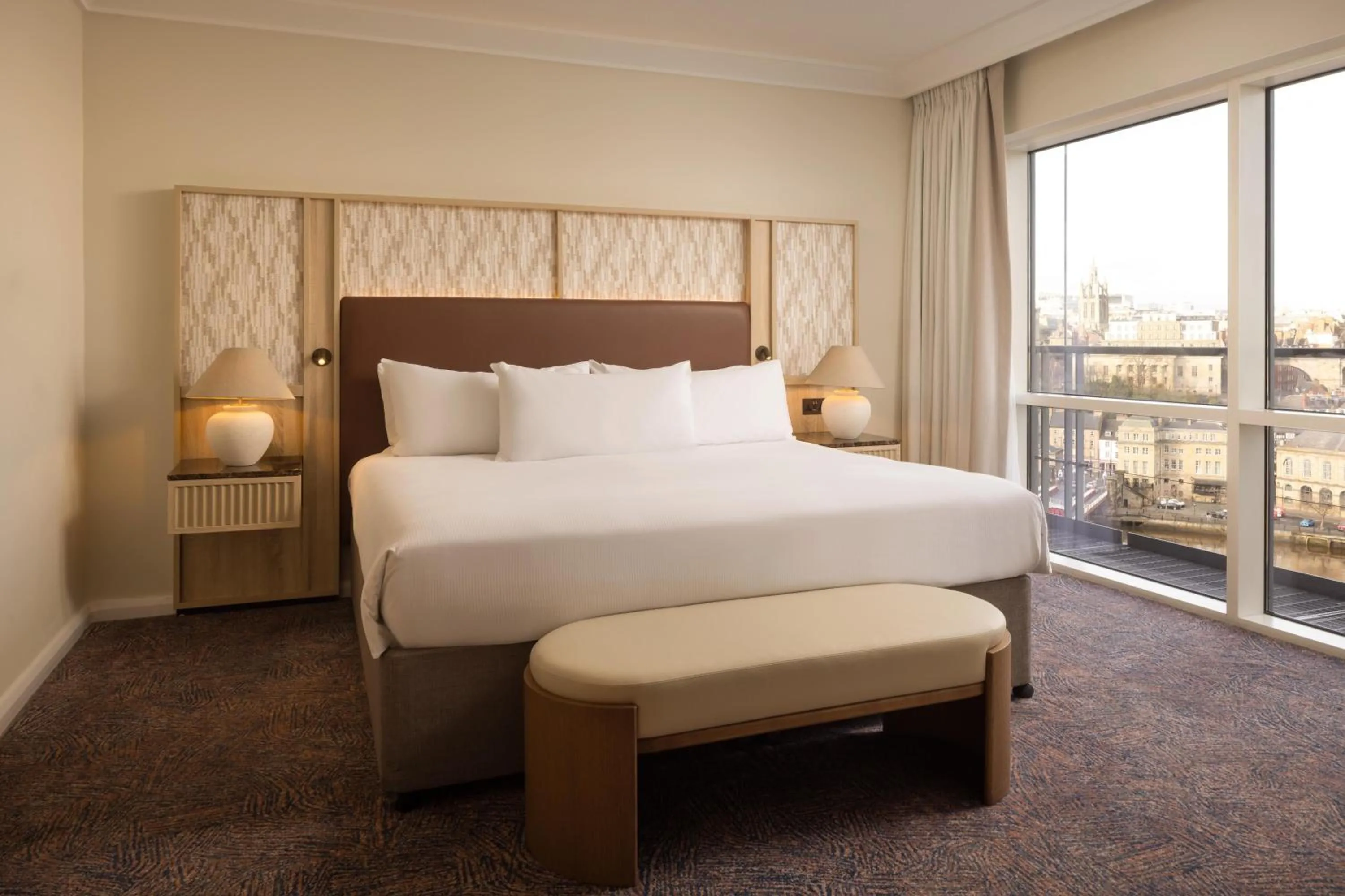 Bed in Hilton Newcastle Gateshead