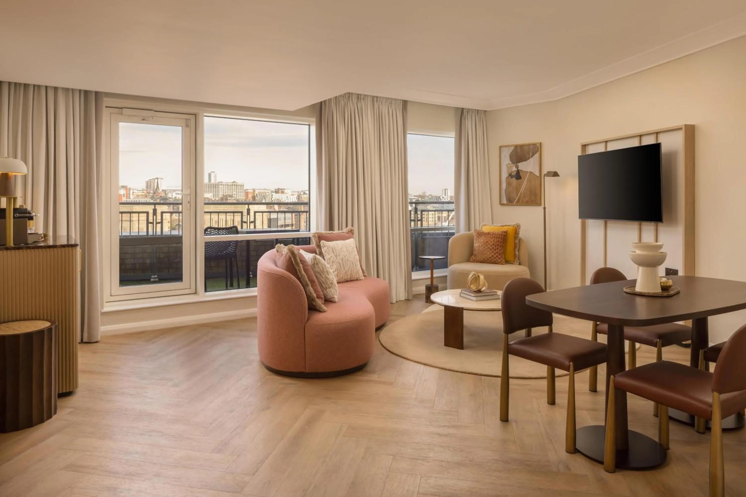 Living room in Hilton Newcastle Gateshead