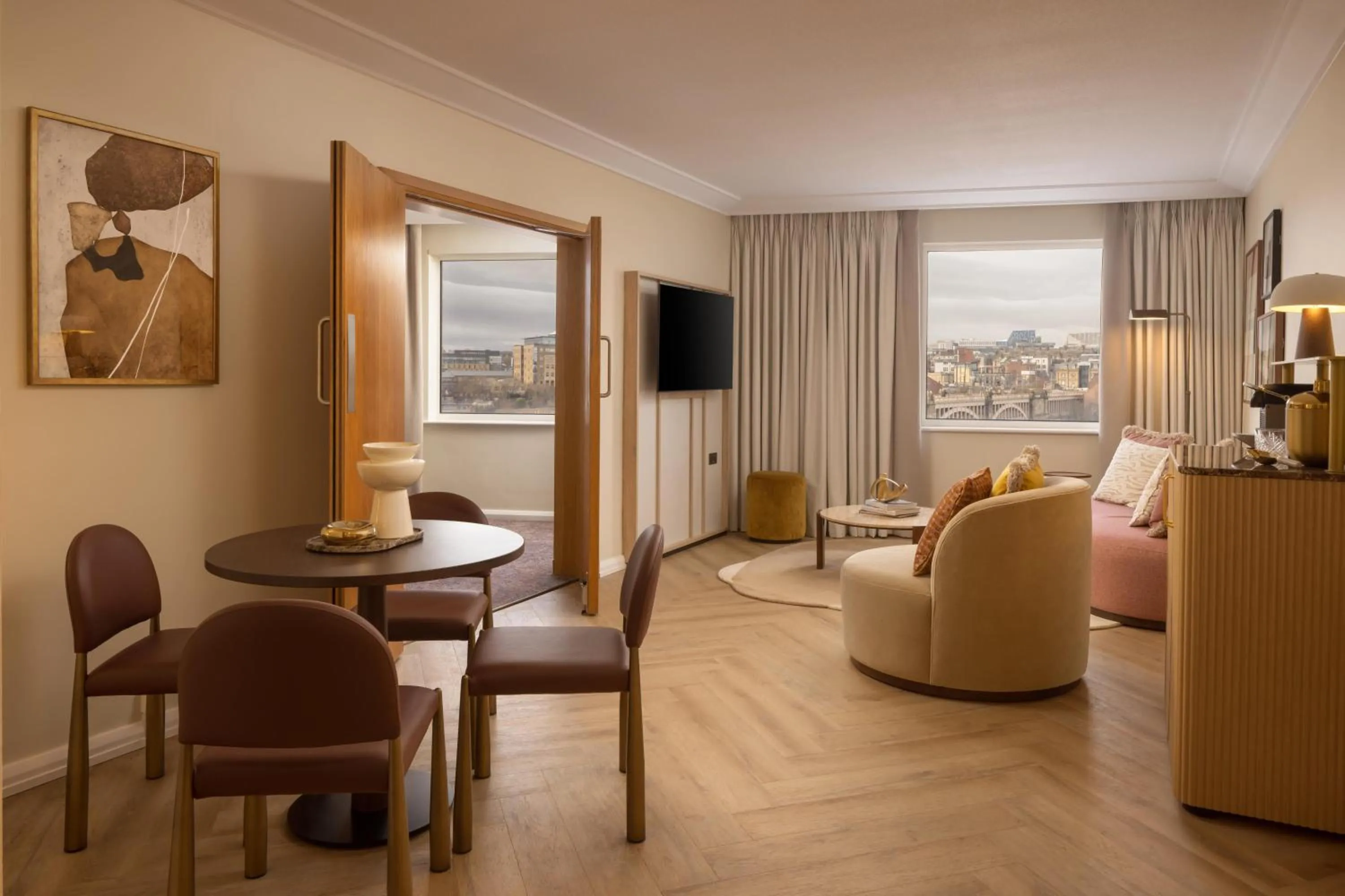 Living room in Hilton Newcastle Gateshead