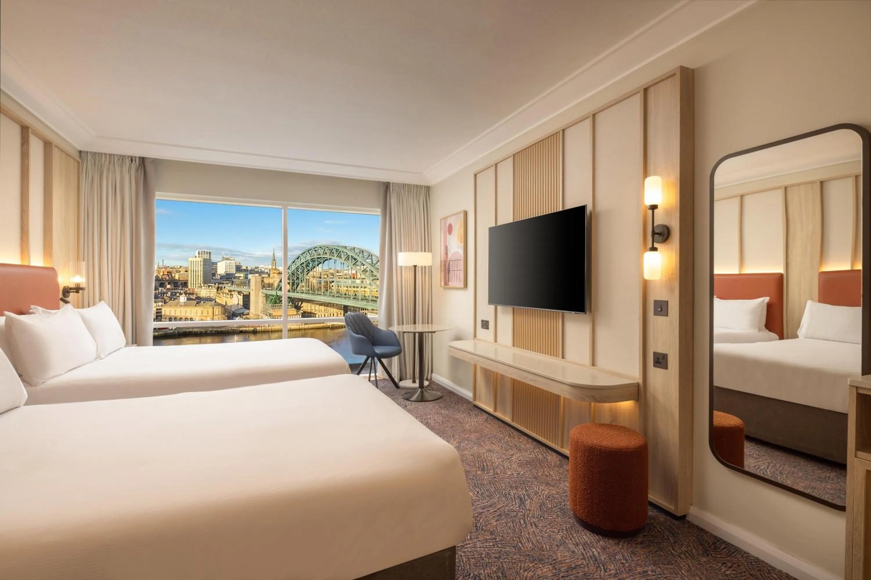 Bed in Hilton Newcastle Gateshead