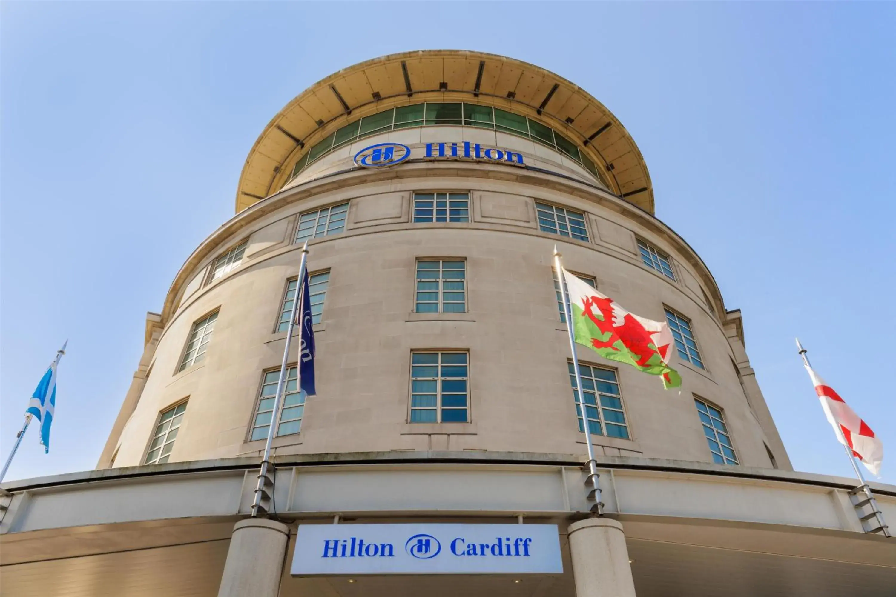 Property building in Hilton Cardiff Property building in Hilton Cardiff