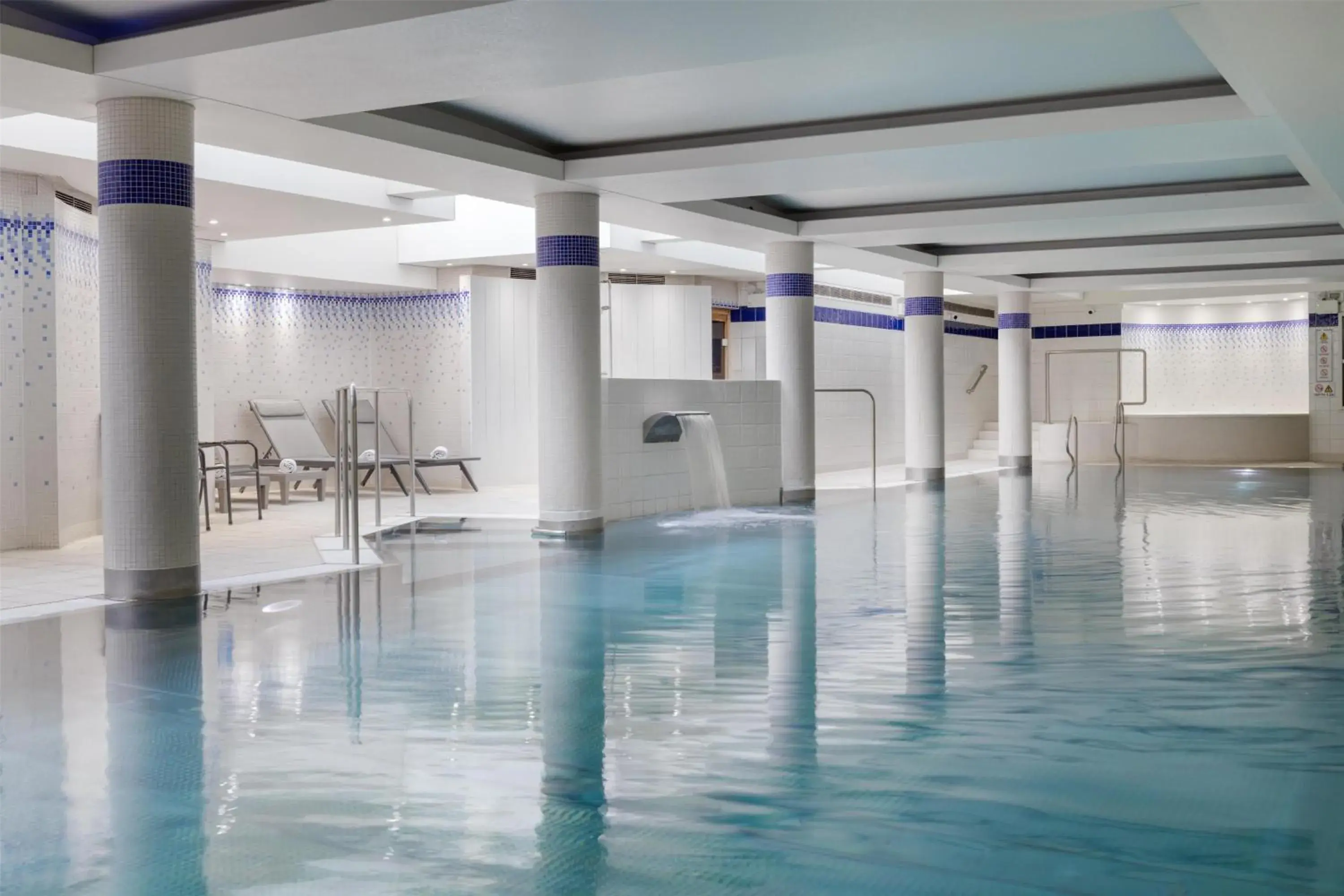 Pool view in Hilton Cardiff Pool view in Hilton Cardiff