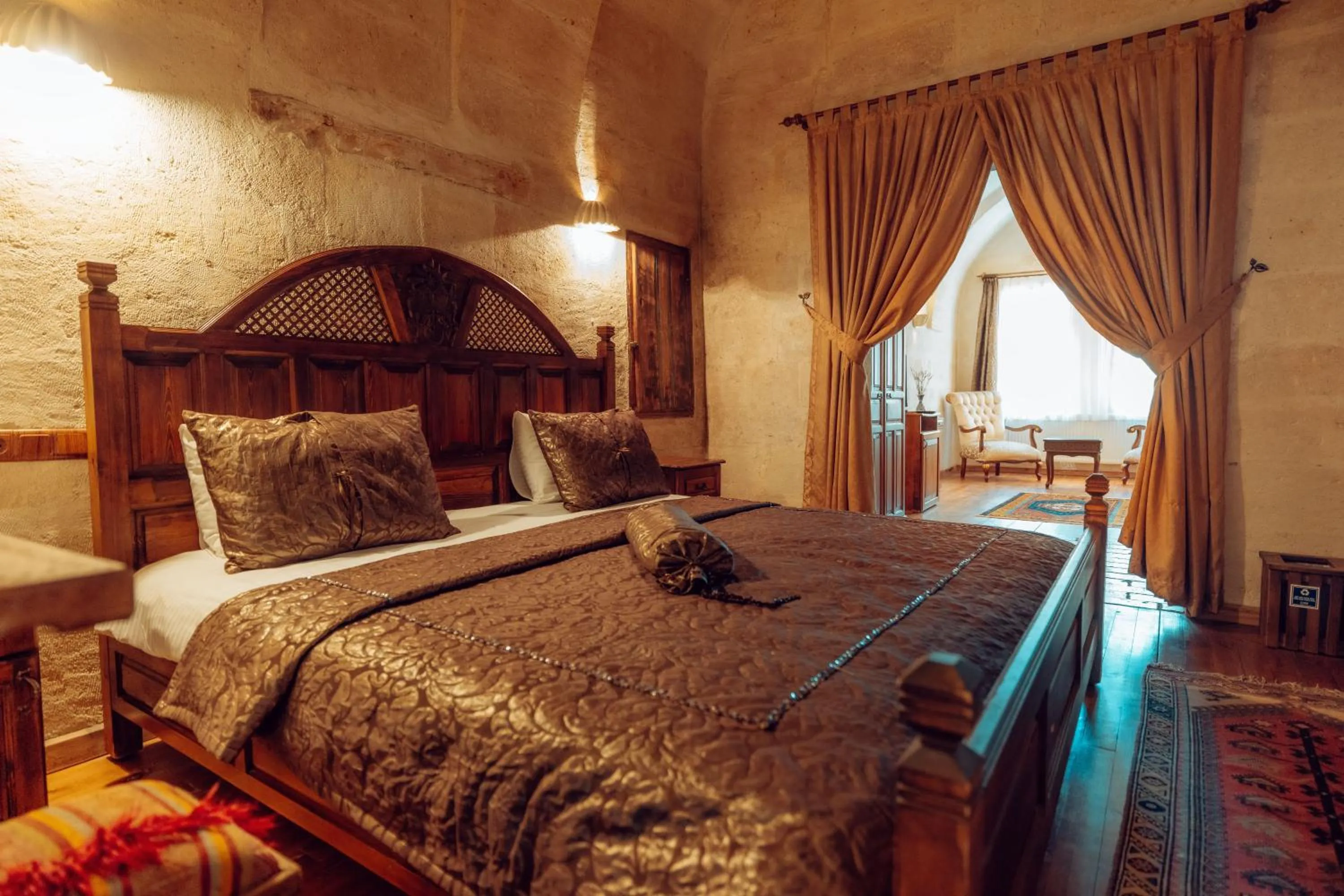 Bedroom, Bed in Melis Cave Hotel