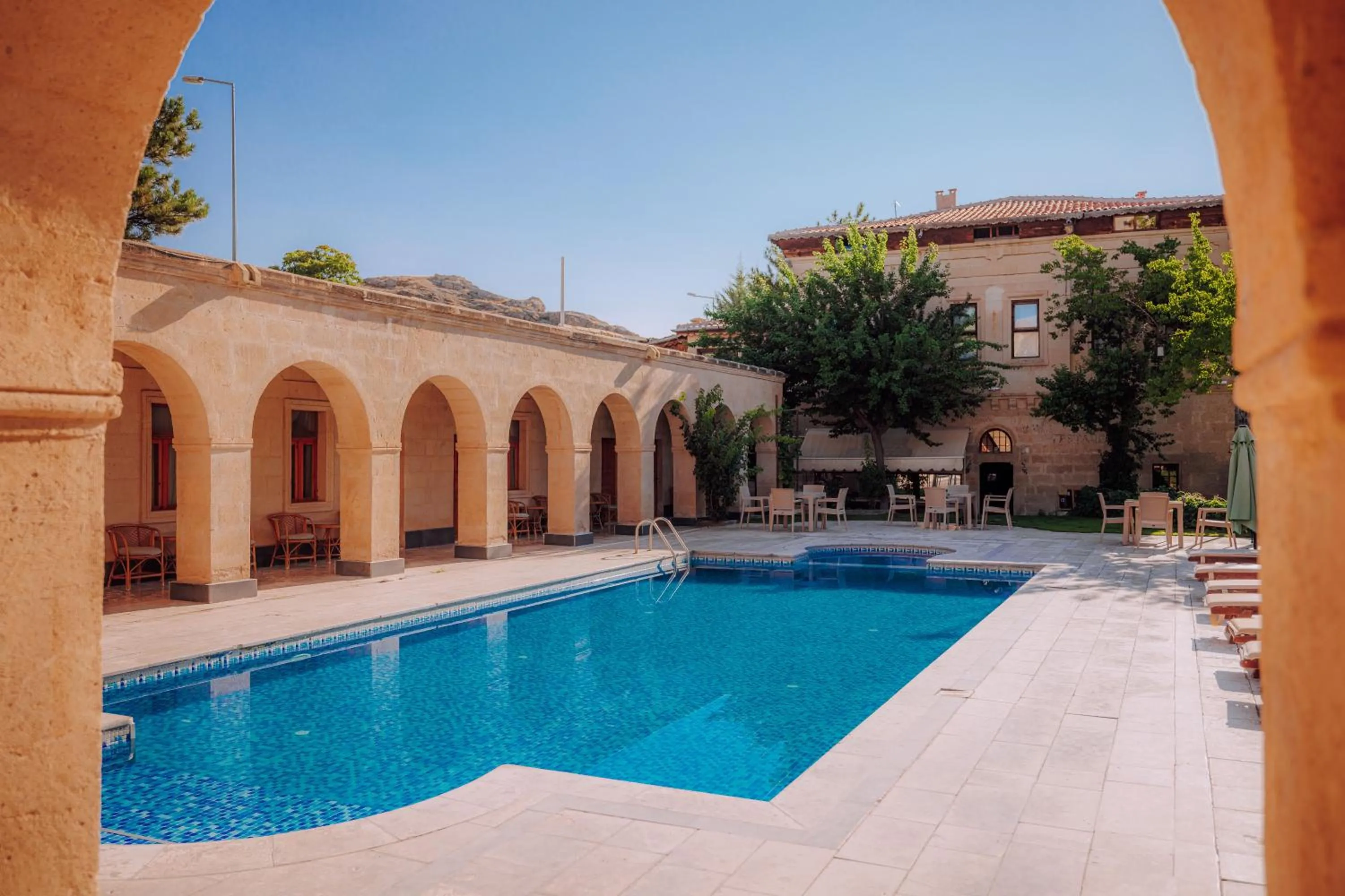 Property building in Melis Cave Hotel