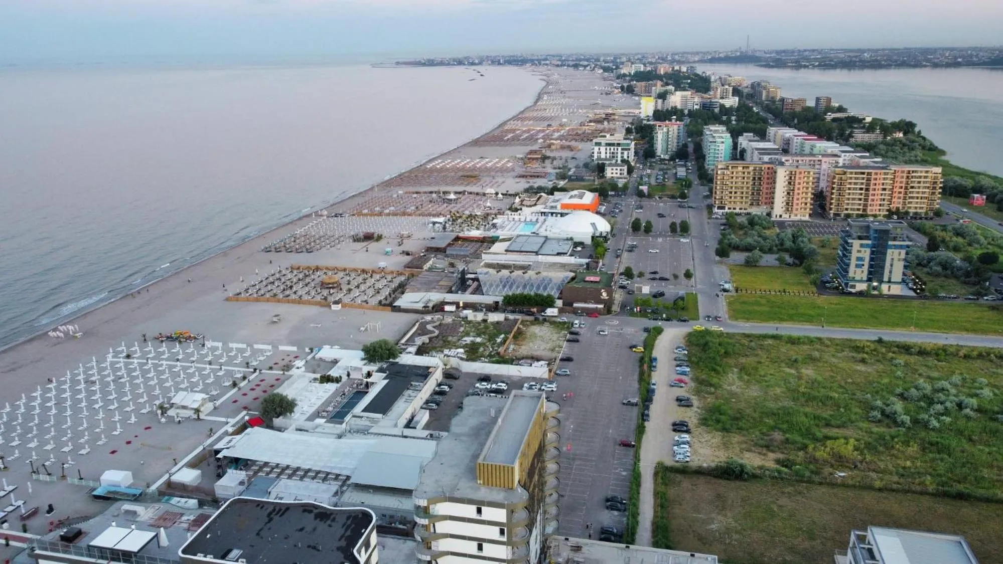 Bird's eye view in Lotus 7 Silver
