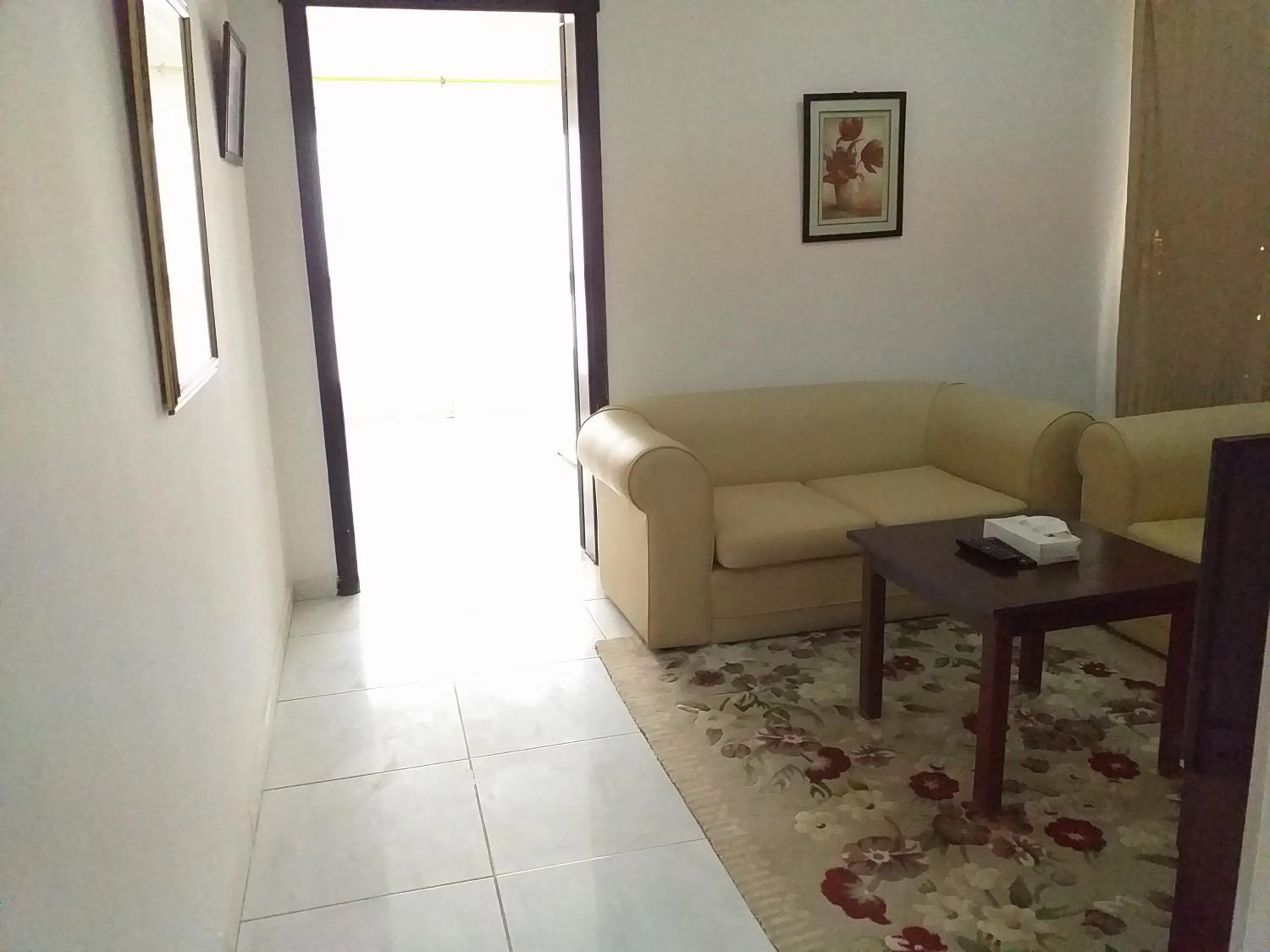 Seating area in Salalah Beach Villas