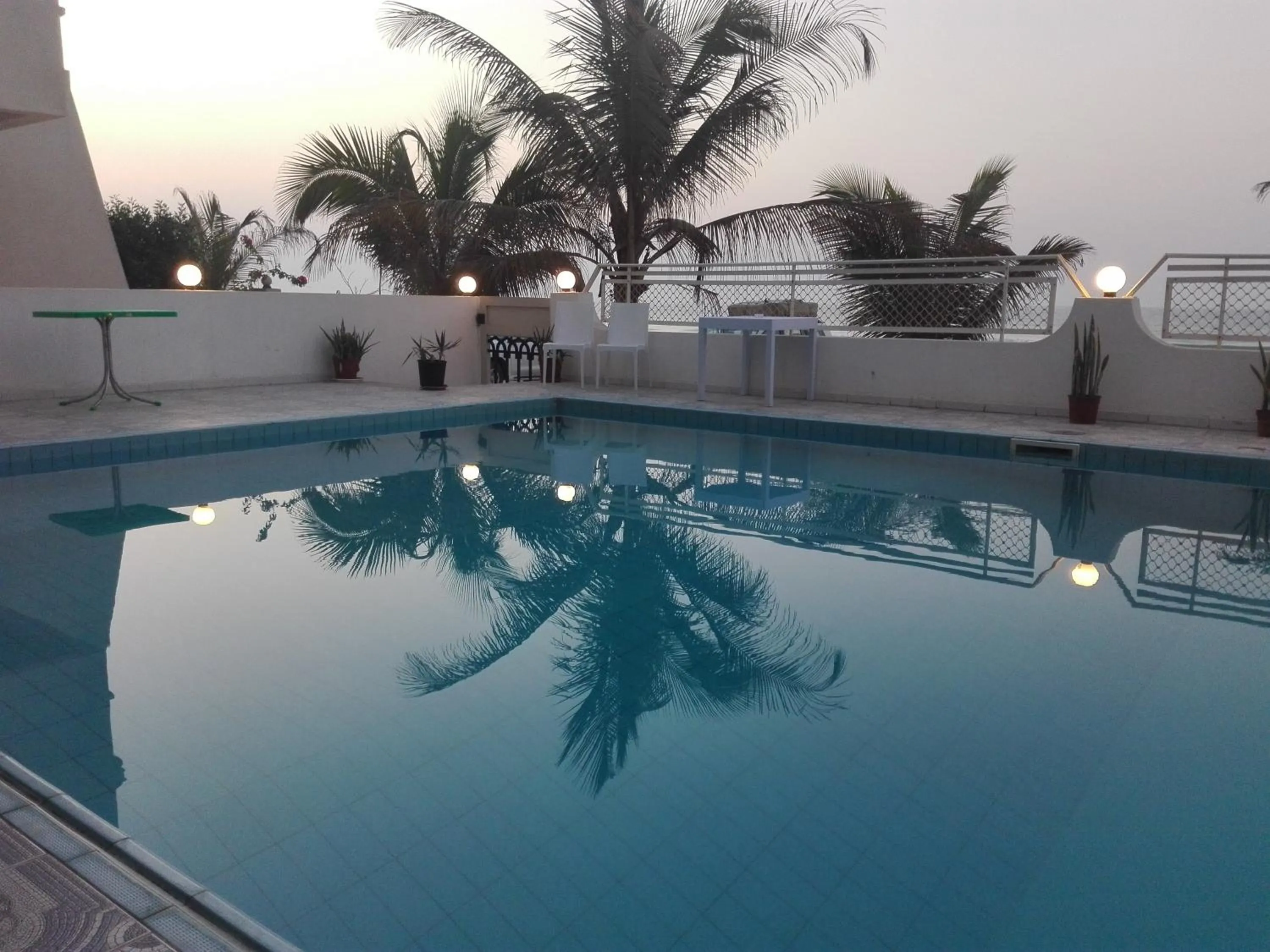 Swimming pool in Salalah Beach Villas