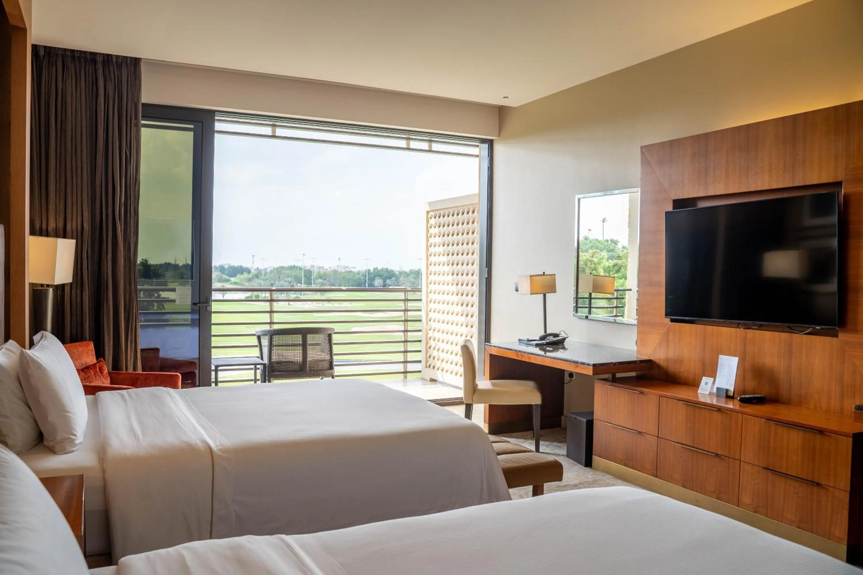 Bed in VOGO Abu Dhabi Golf Resort & Spa Formerly The Westin Abu Dhabi Golf Resort & Spa