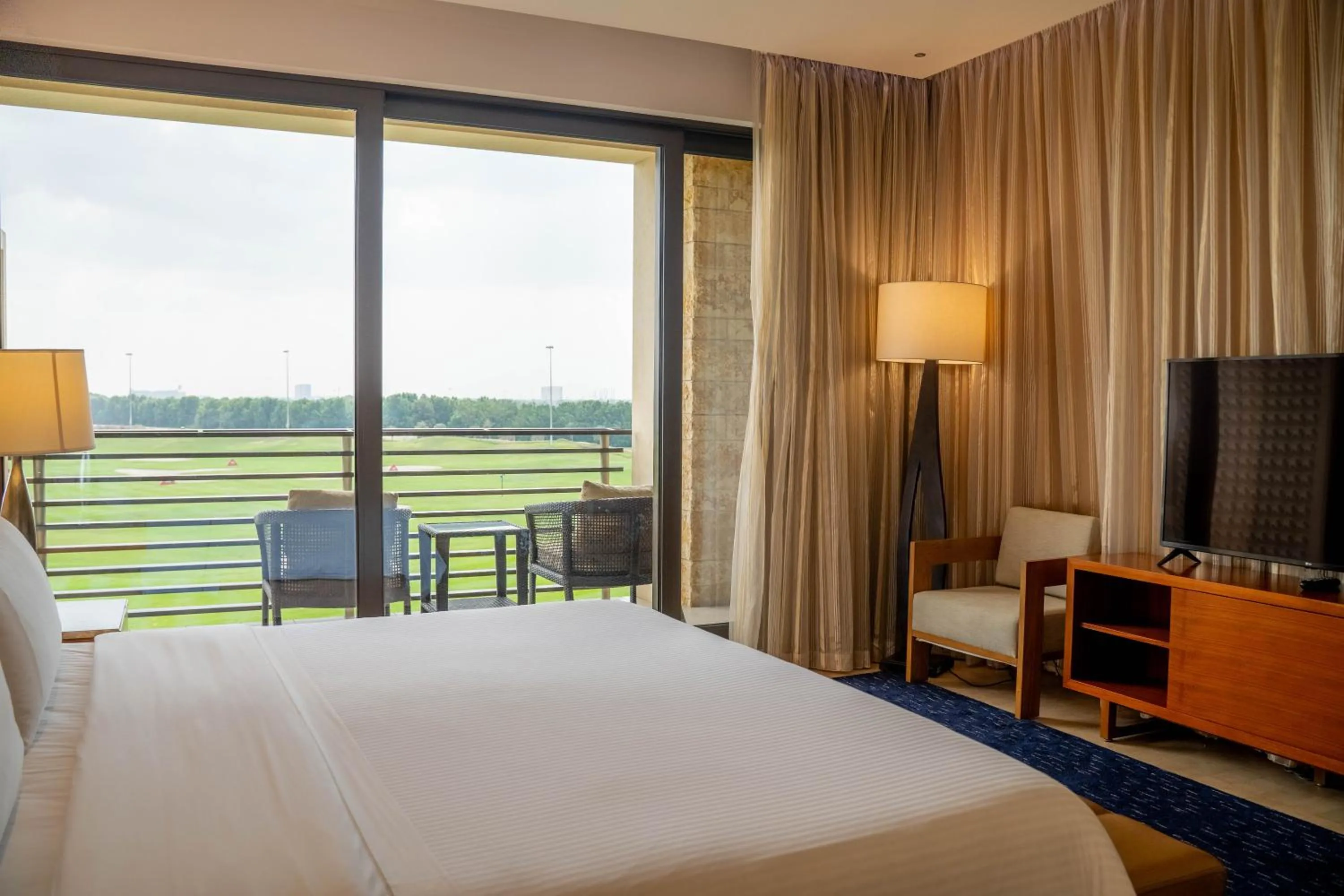 Bed in VOGO Abu Dhabi Golf Resort & Spa Formerly The Westin Abu Dhabi Golf Resort & Spa