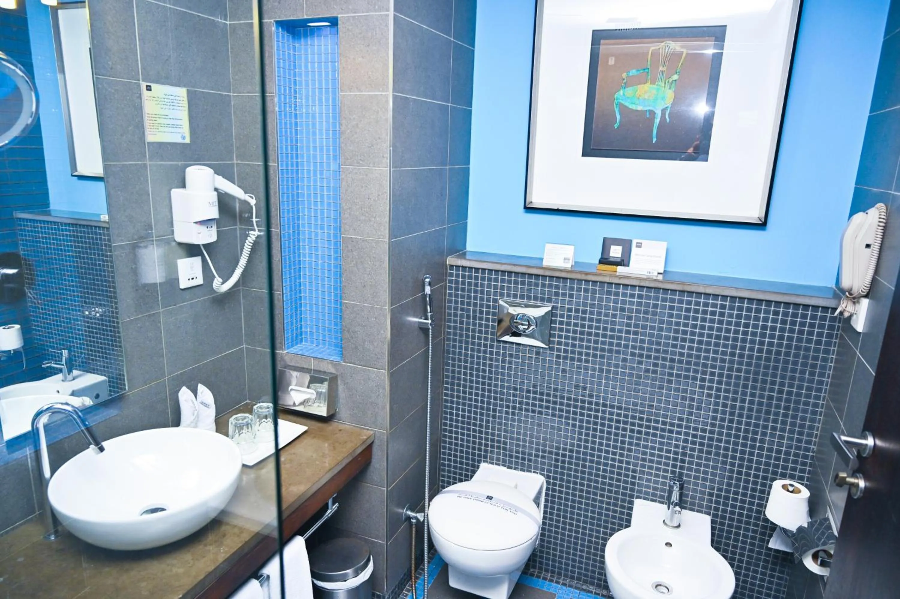 Shower in Hues Boutique Hotel