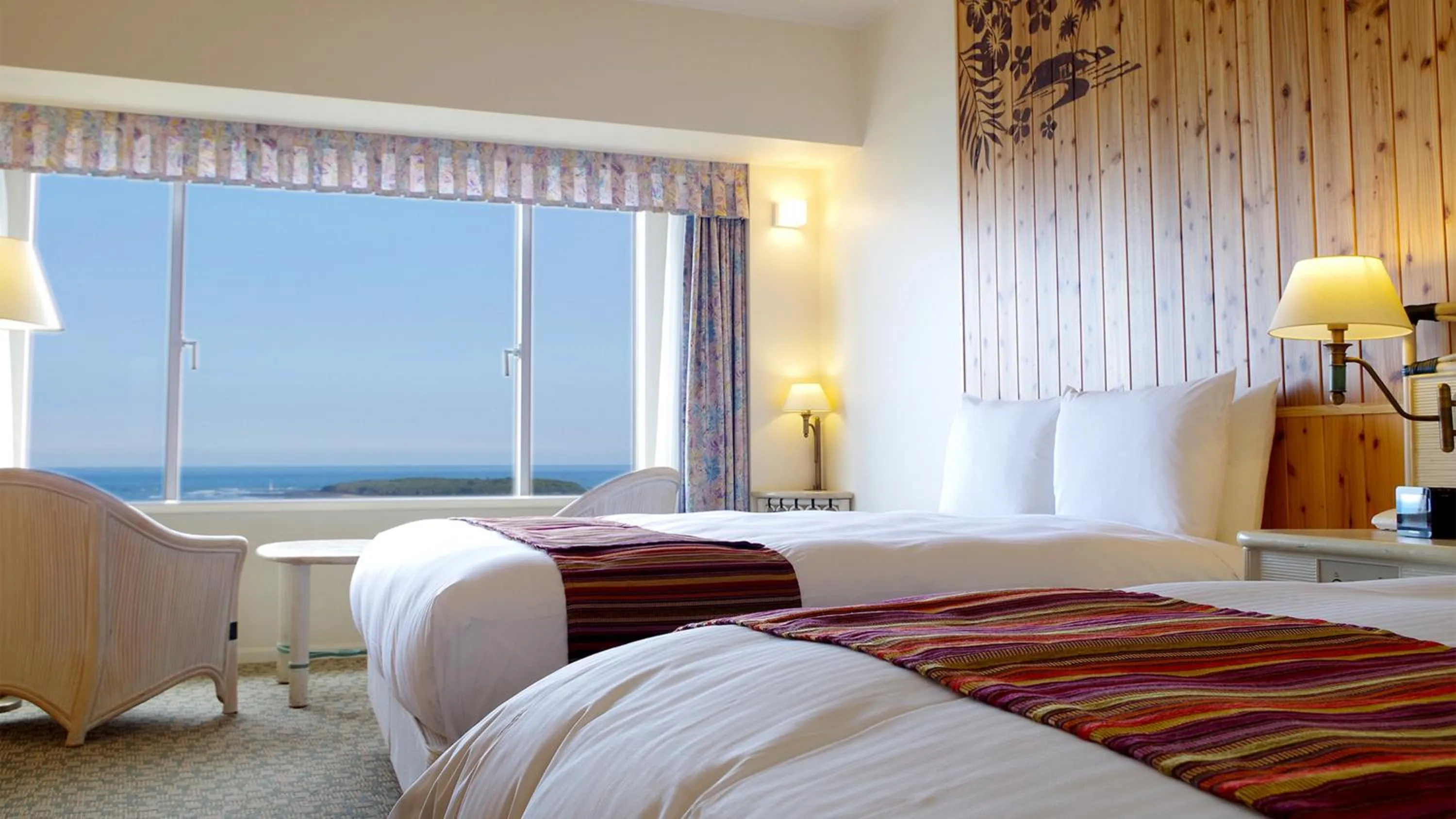 Photo of the whole room, Bed in ANA Holiday Inn Resort Miyazaki by IHG