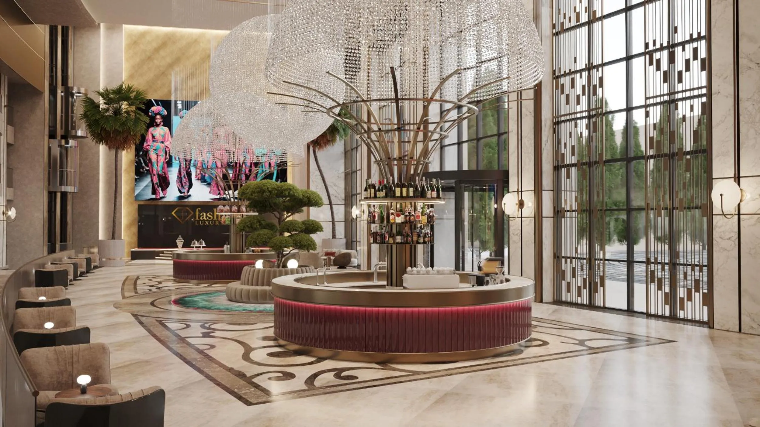 Lobby or reception in FashionTV Luxe Resort
