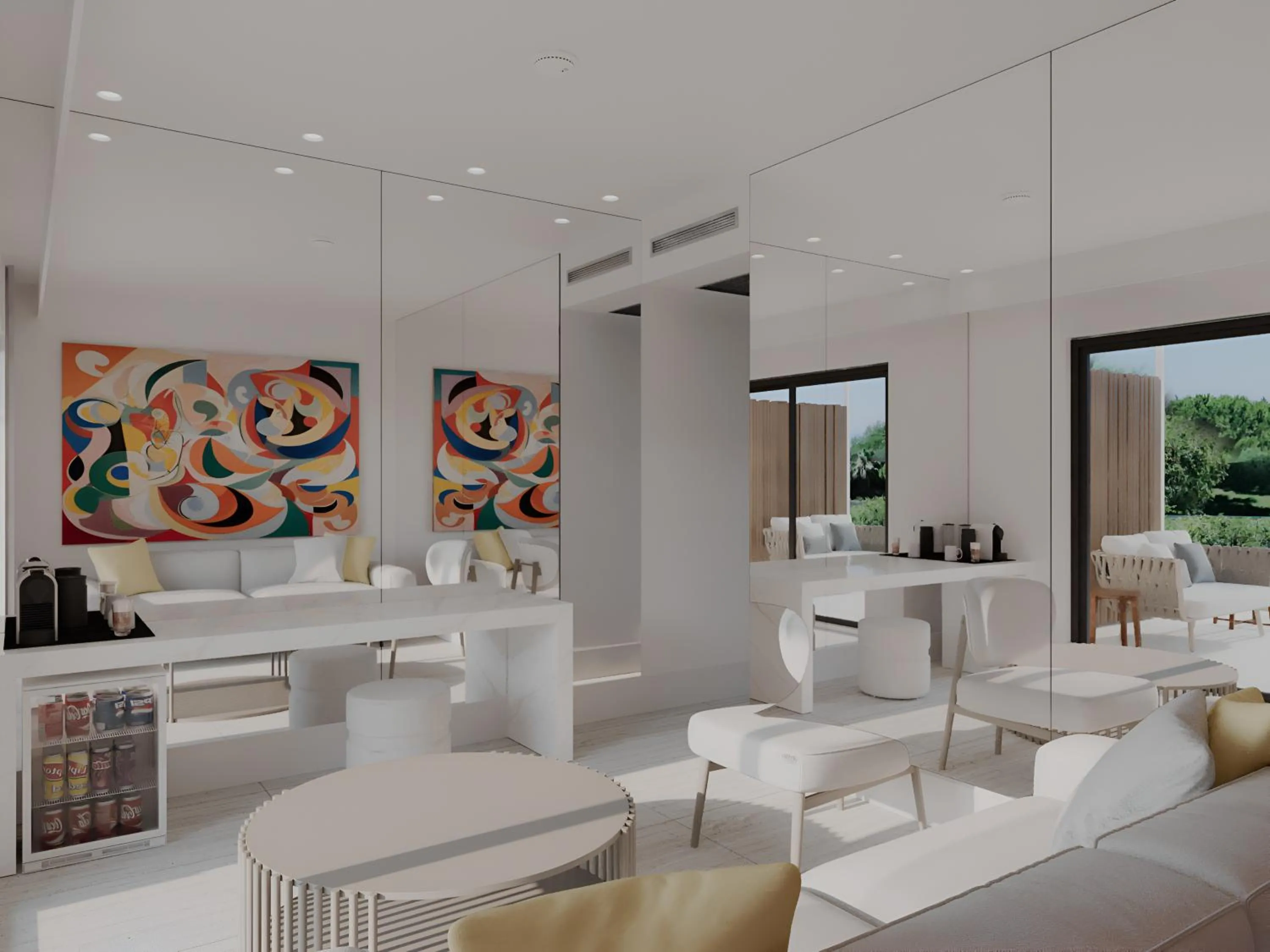 Seating area in FashionTV Luxe Resort