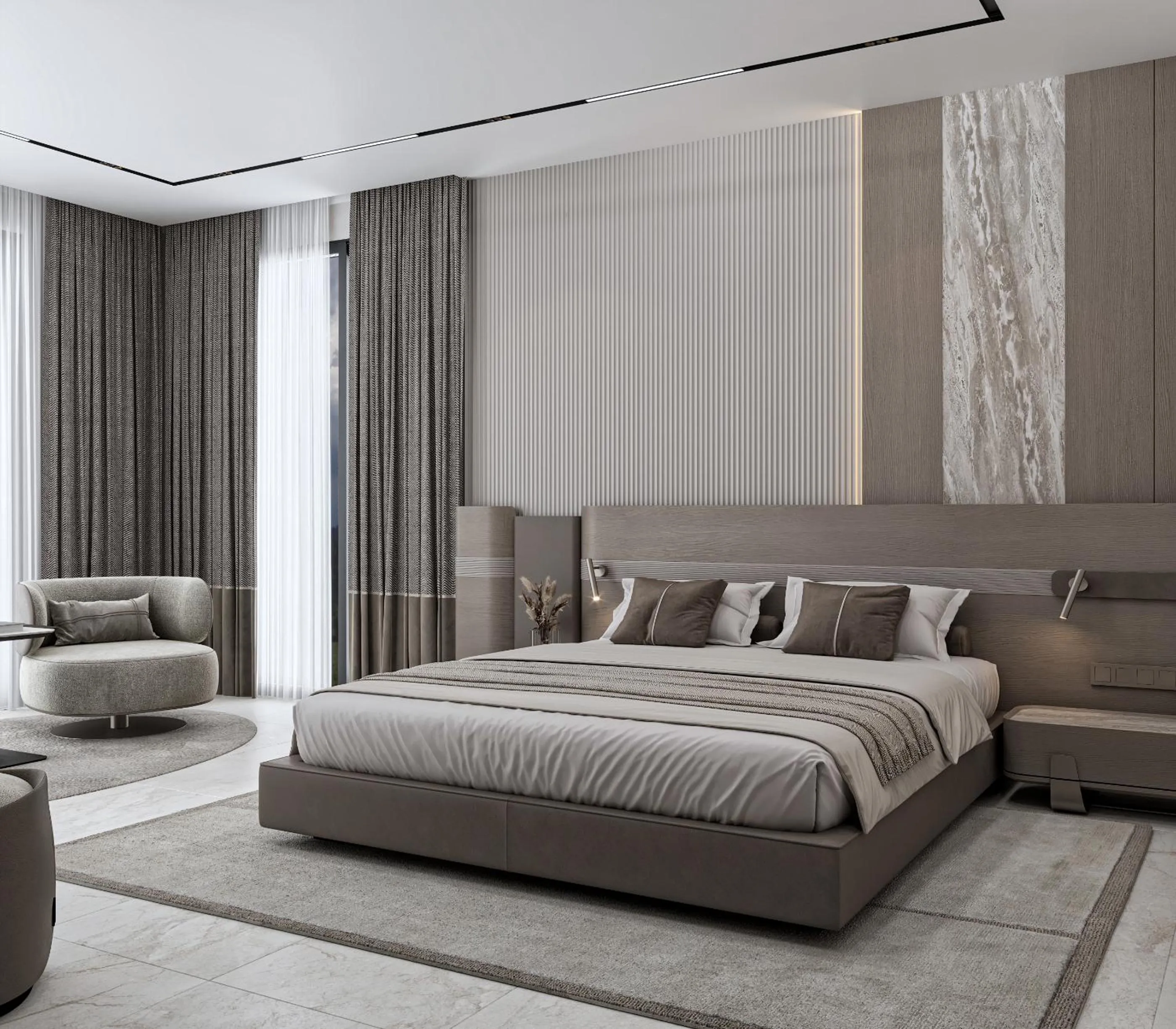 Bedroom, Bed in Amara Luxury Resort & Villas