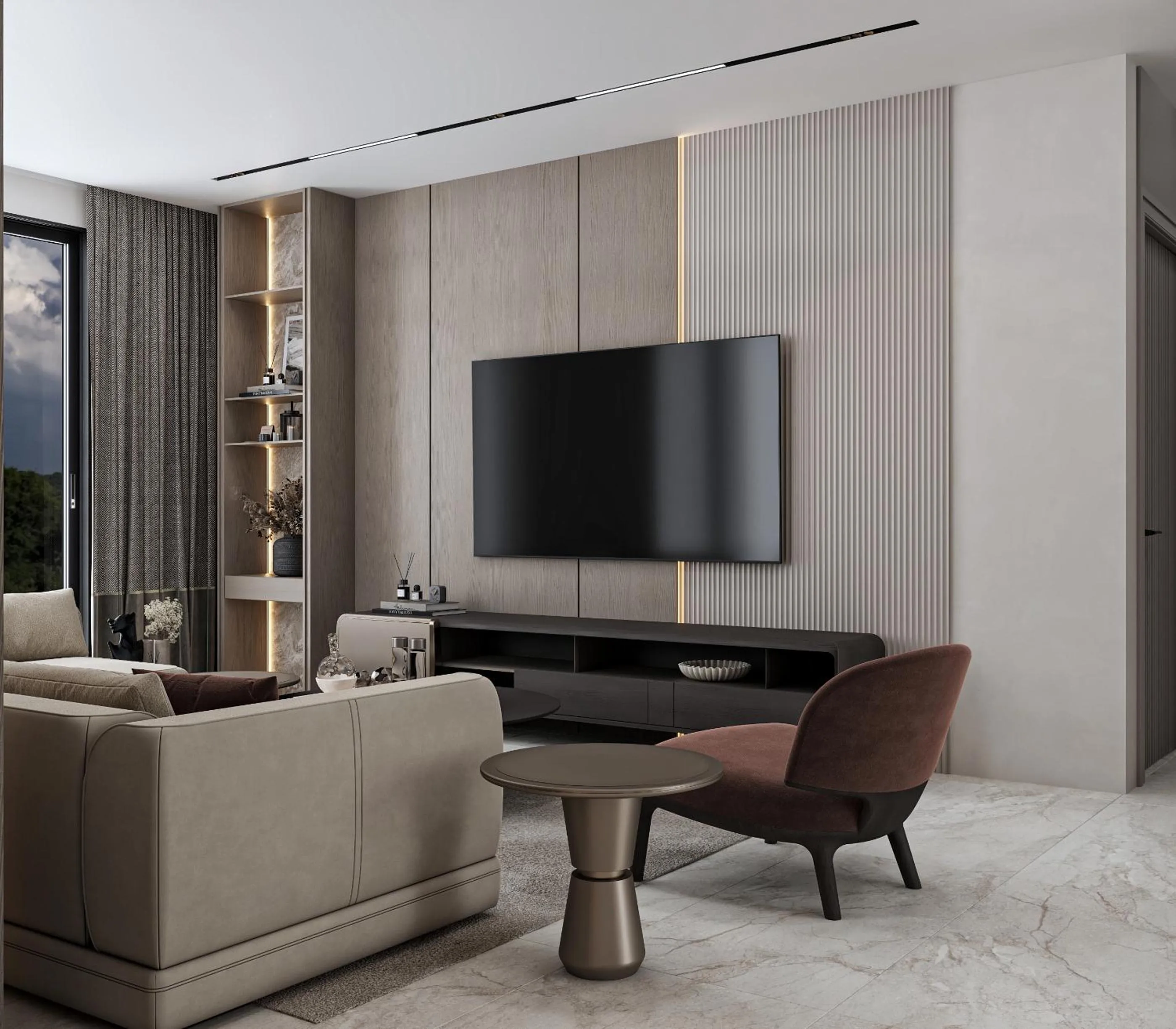 Communal lounge/ TV room in Amara Luxury Resort & Villas