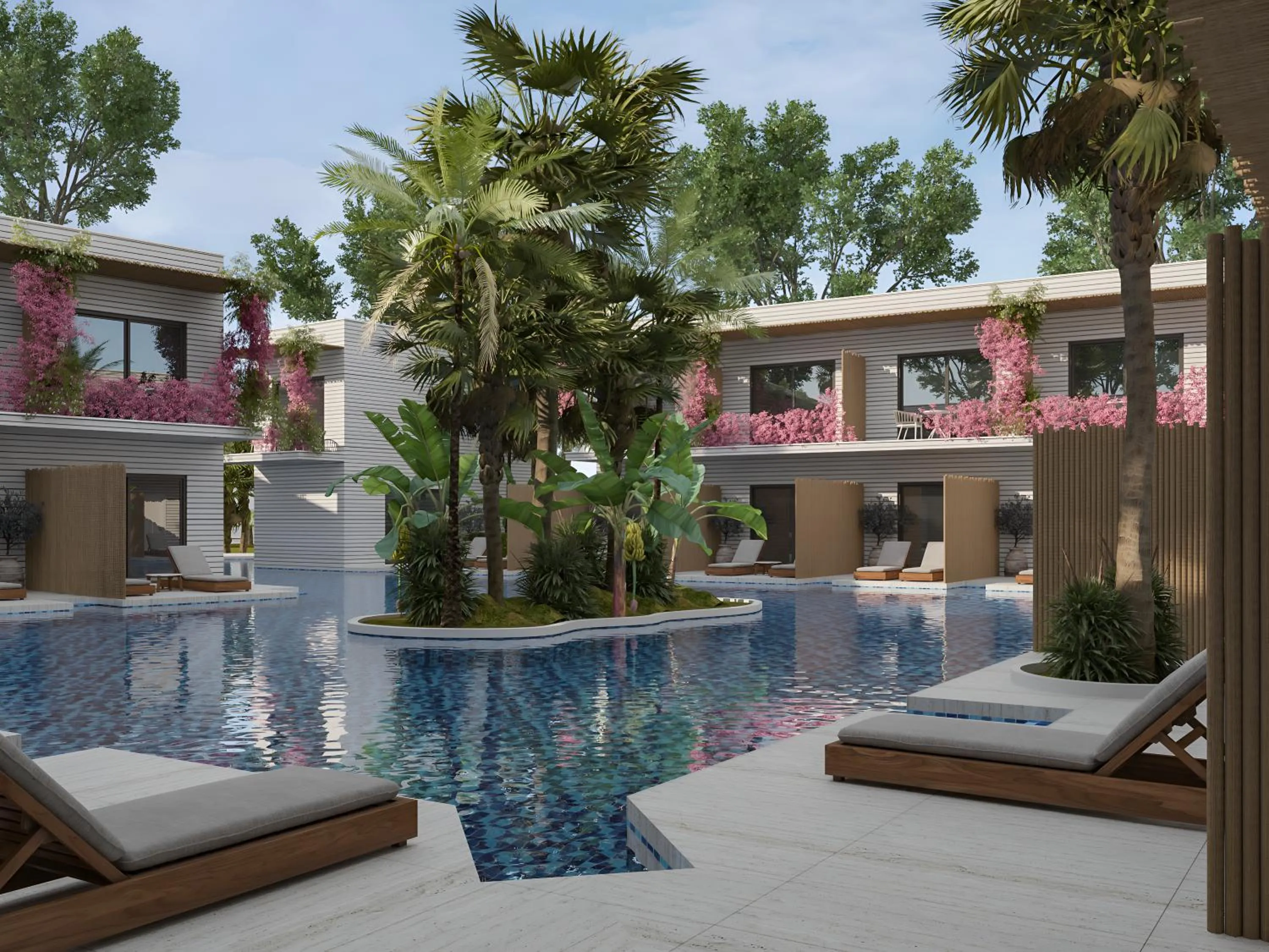 Swimming pool in Amara Luxury Resort & Villas