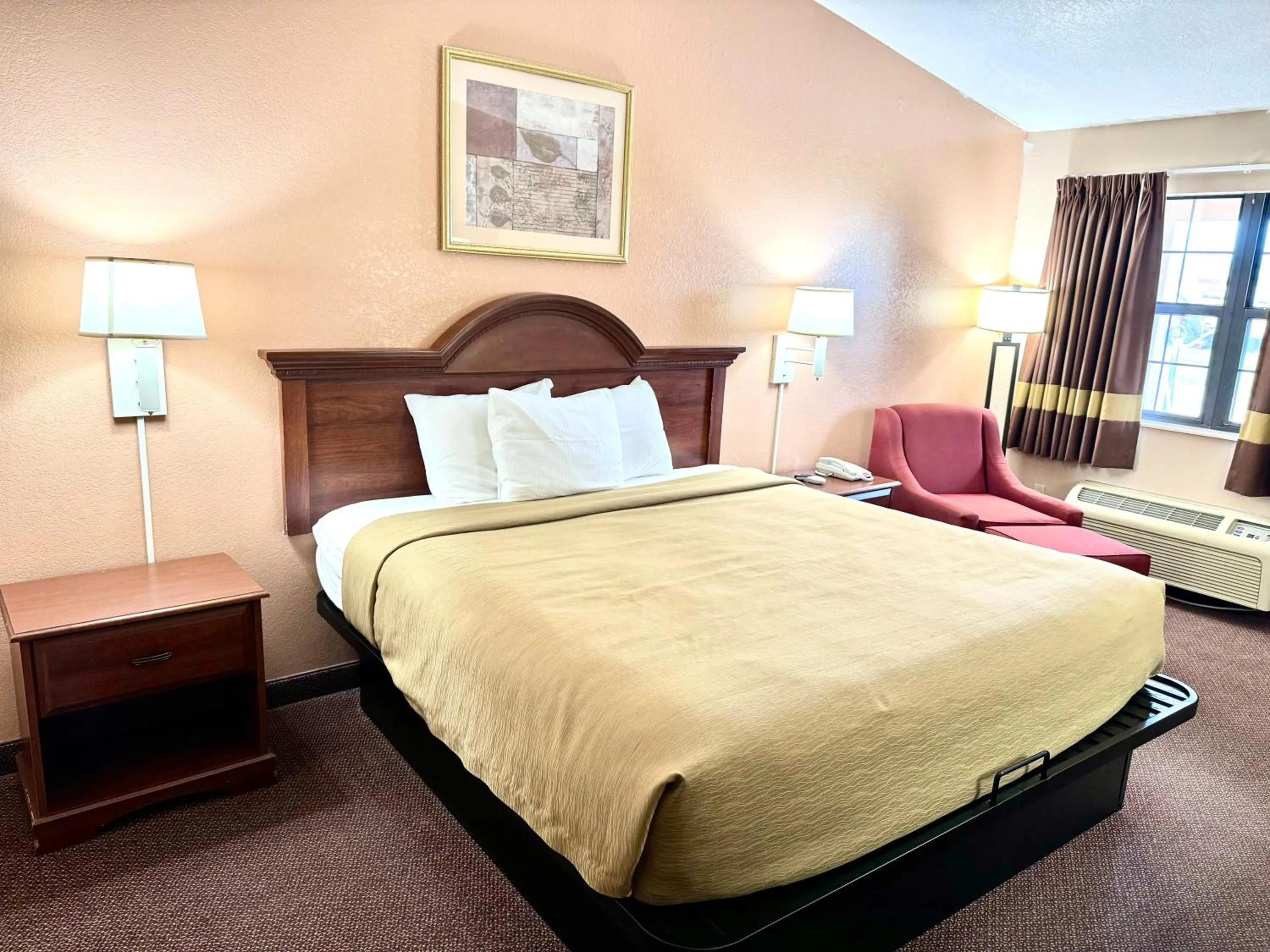 Bed in Owensville Inn