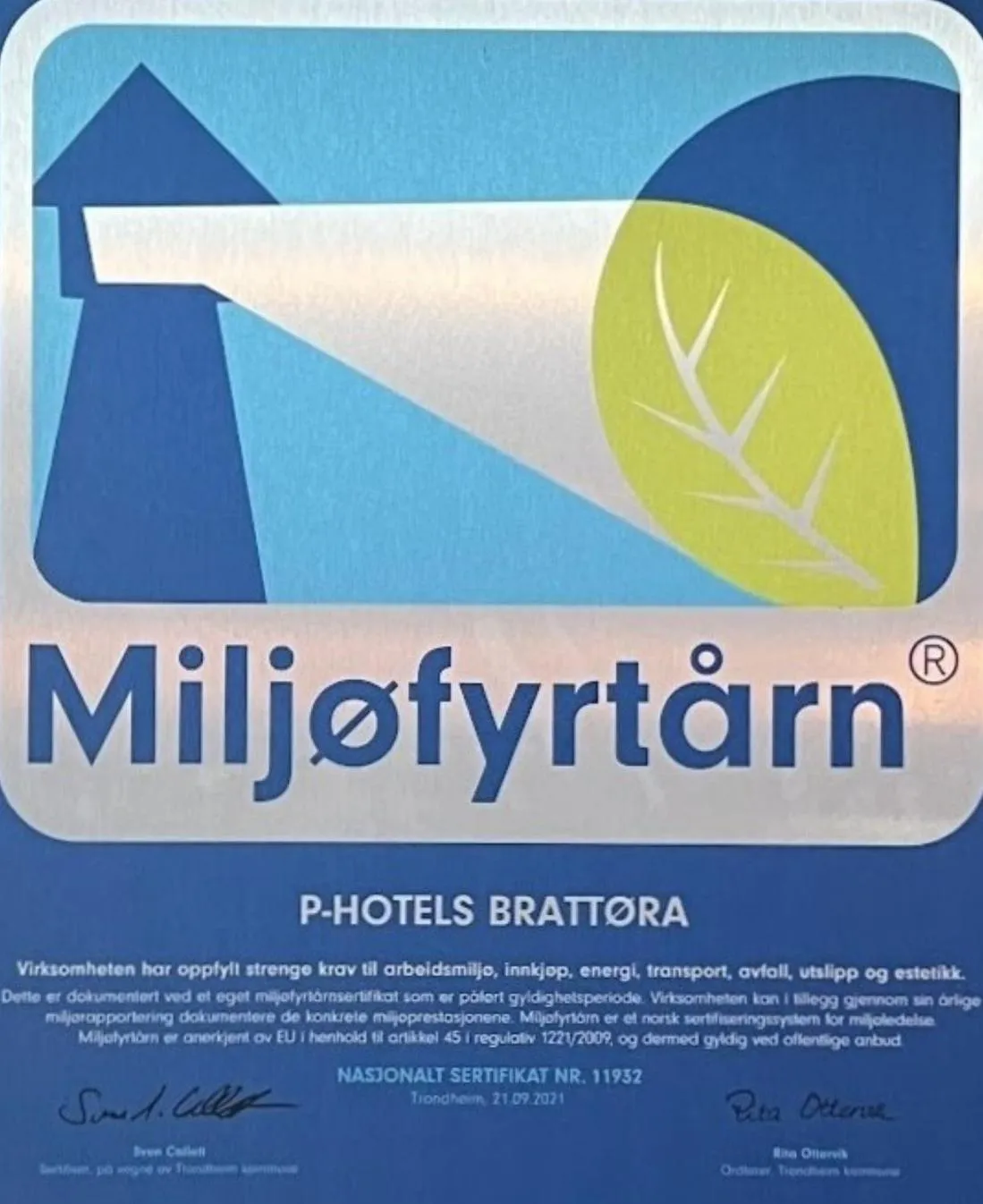 Property building in P-Hotels Brattøra