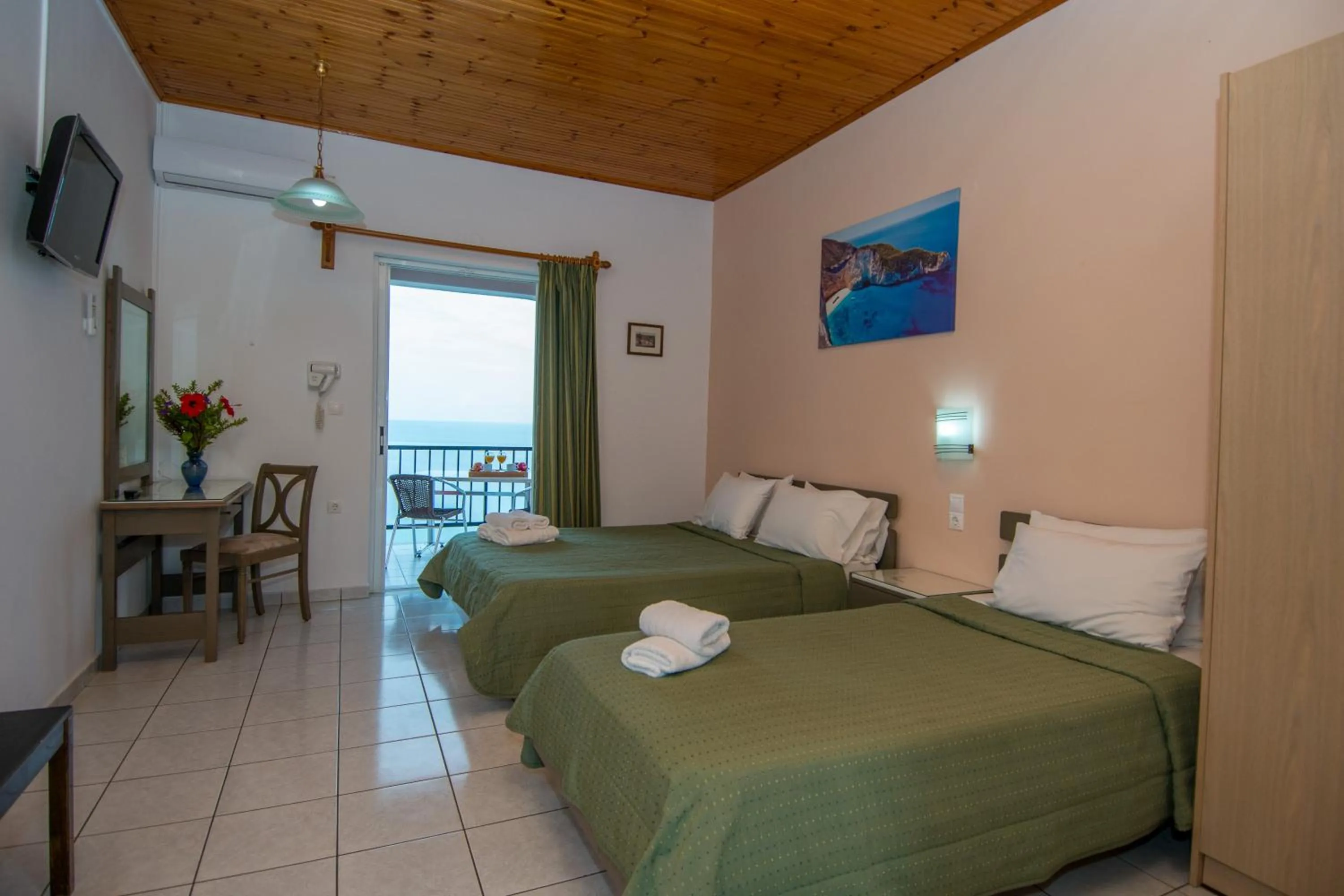 Bed in Villa Levante