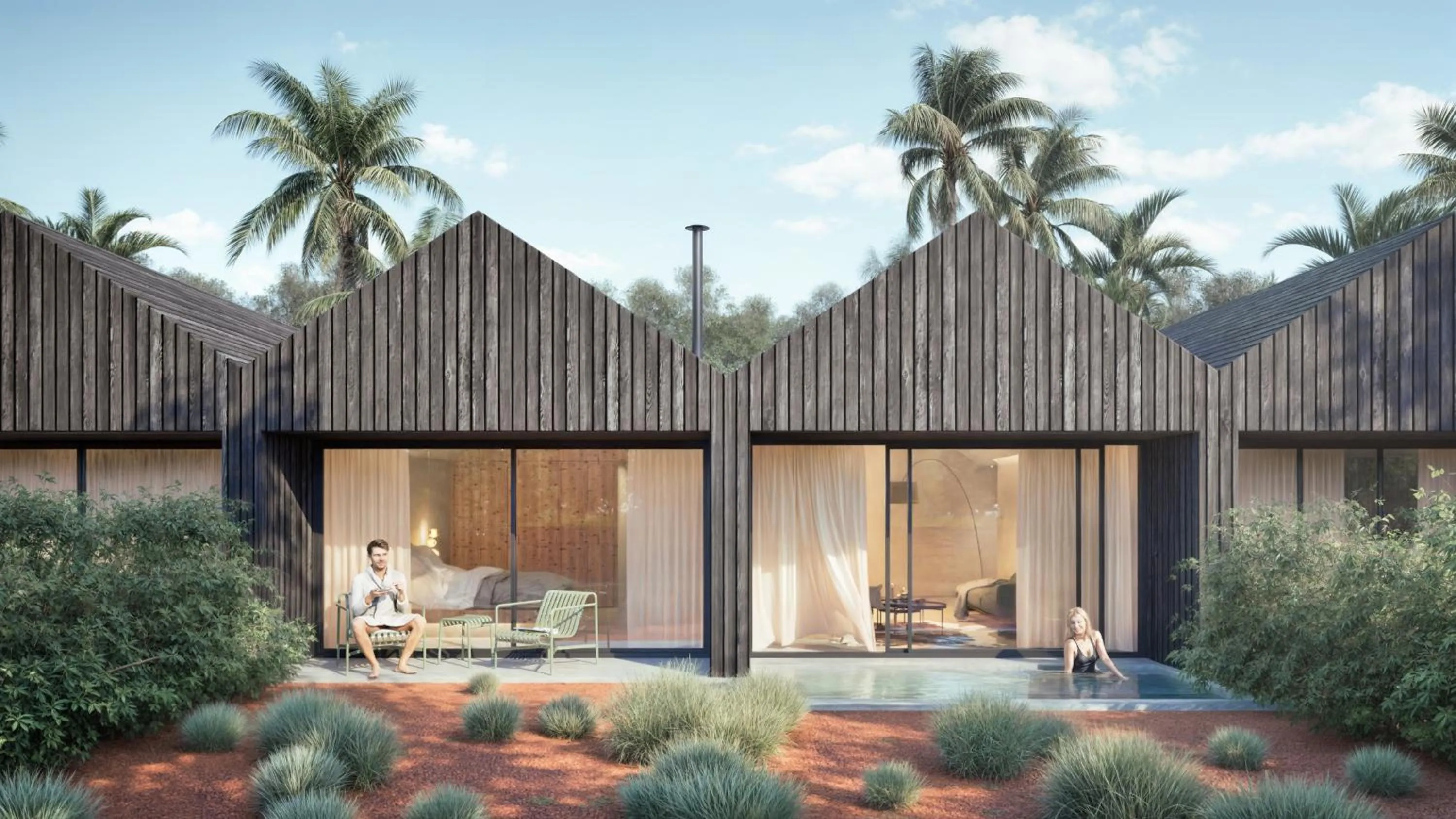 Garden view in Herdade do Ananás