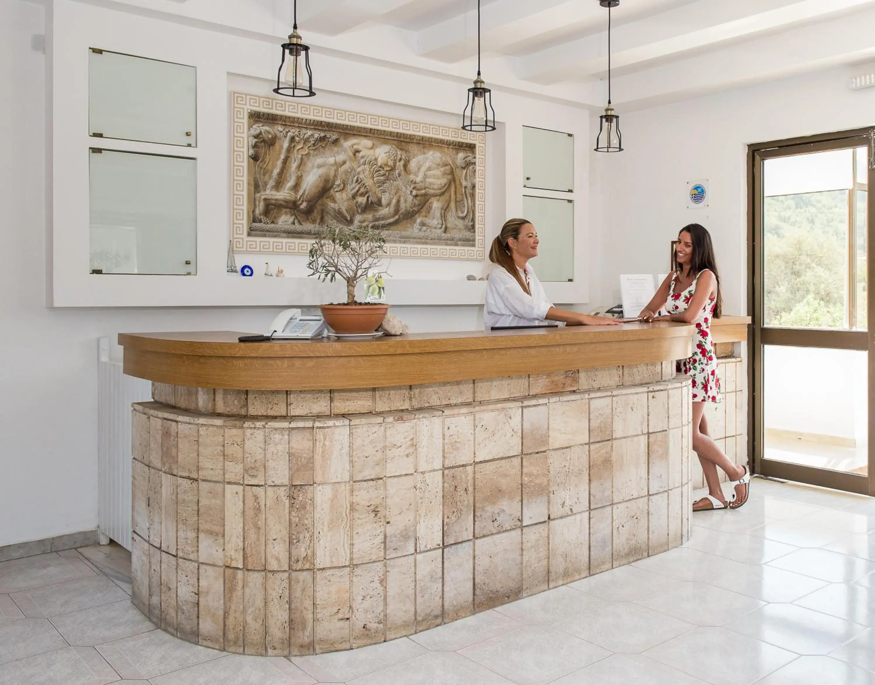 Lobby or reception in Hercules Plus Faliraki Lobby or reception in Hercules Plus Faliraki