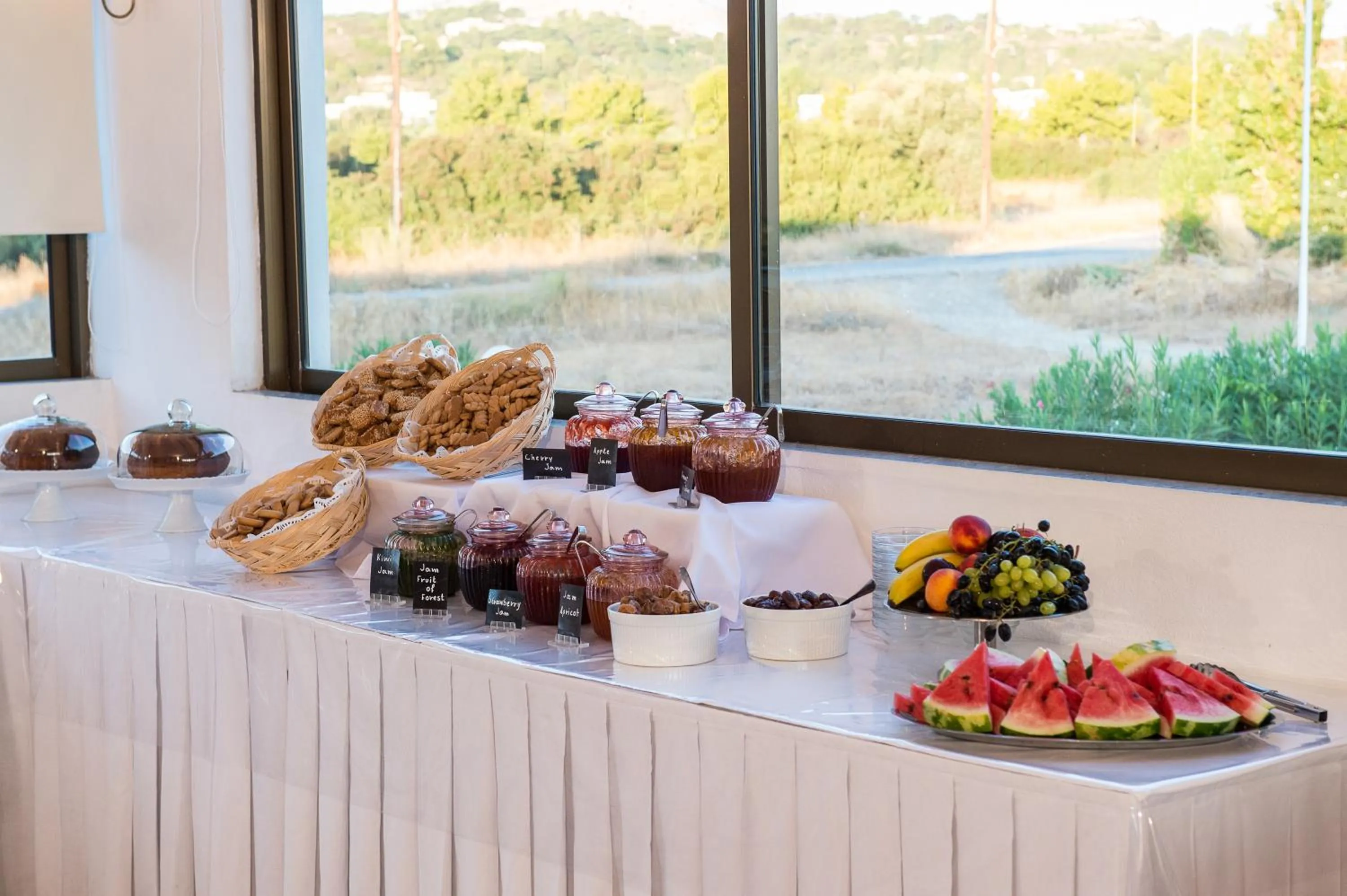 Buffet breakfast in Hercules Plus Faliraki