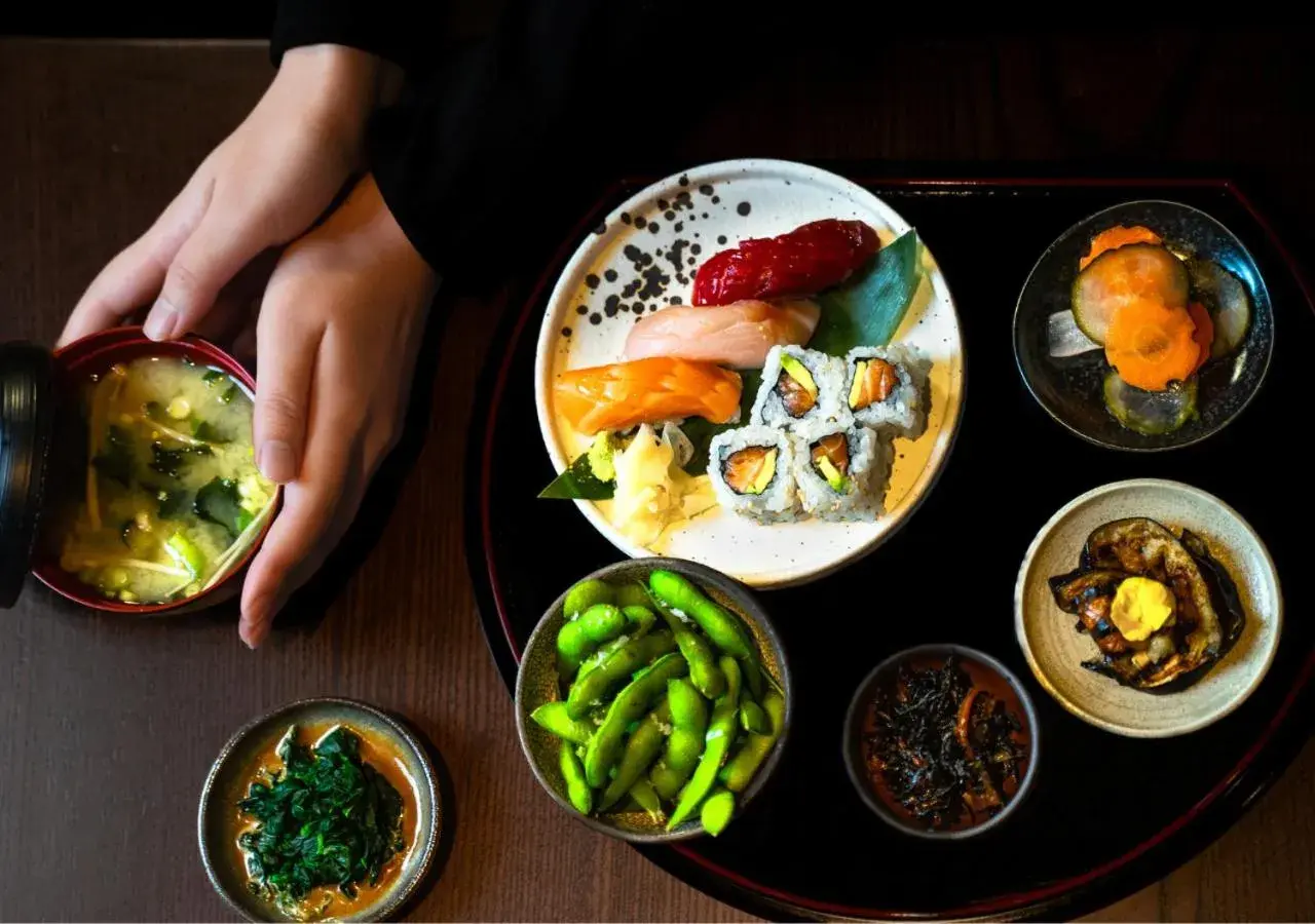 Food close-up in The Prince Akatoki London Food close-up in The Prince Akatoki London