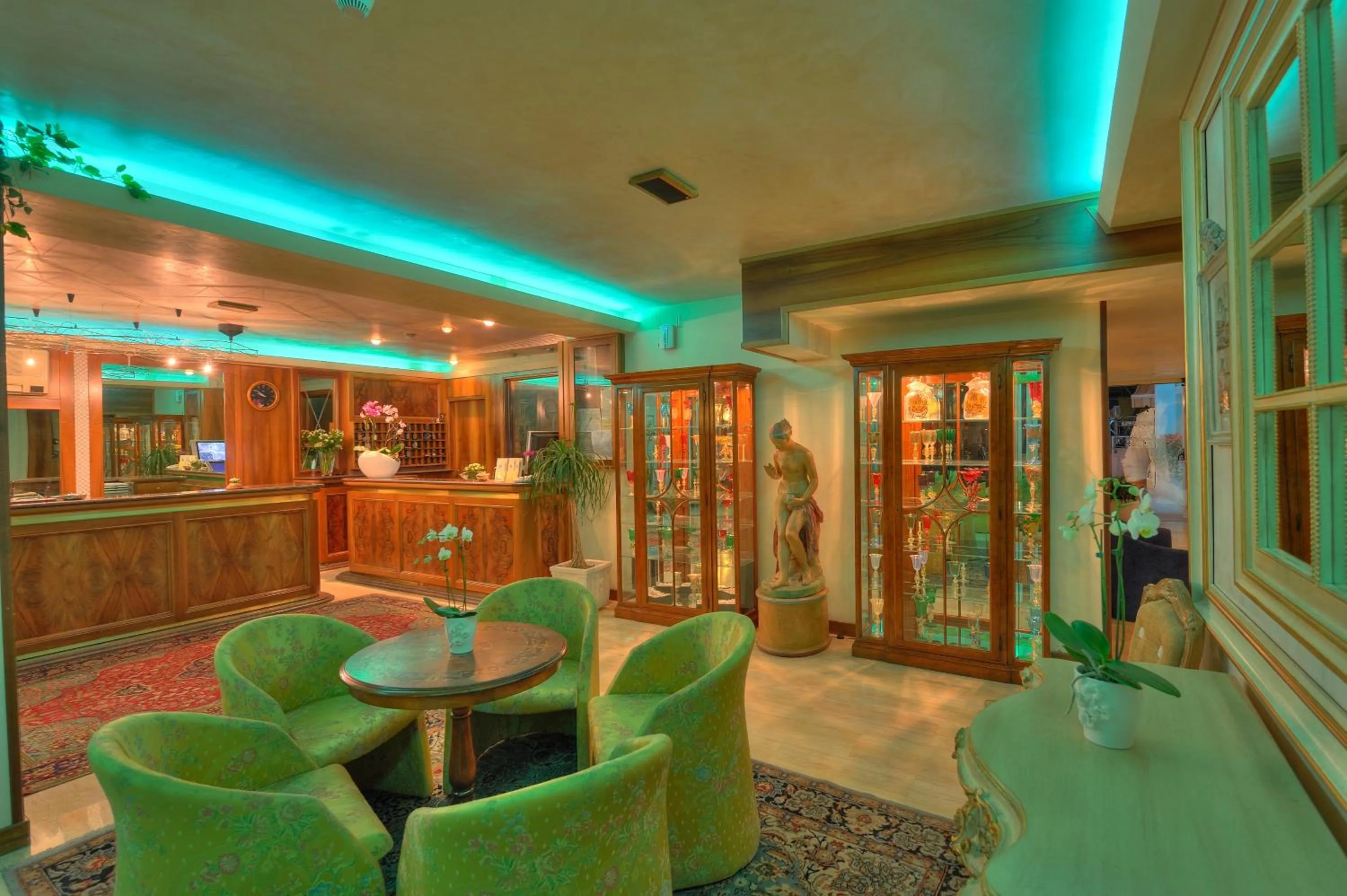 Lobby or reception in Hotel Miramare