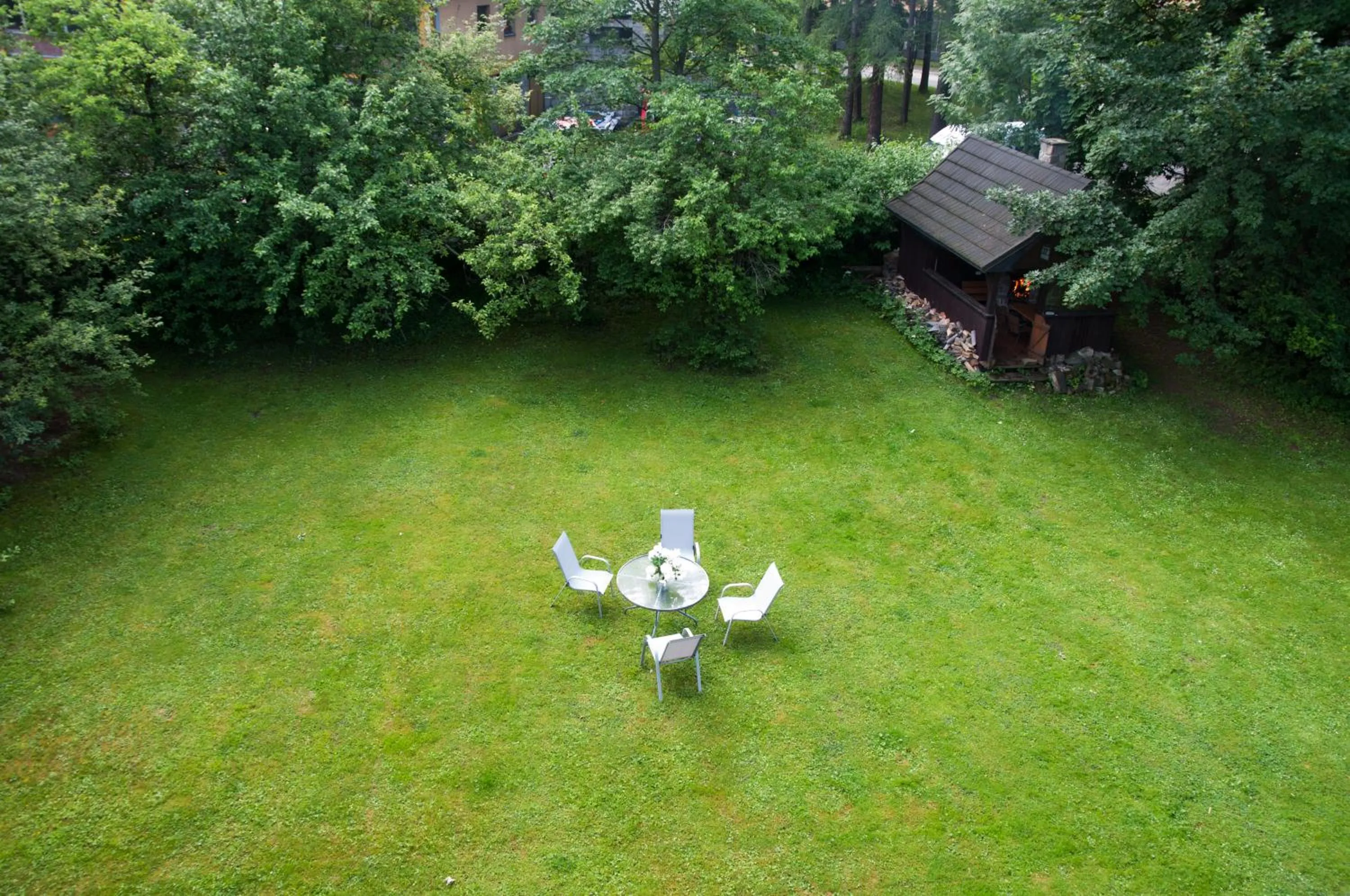 Garden in Willa Marma B&B