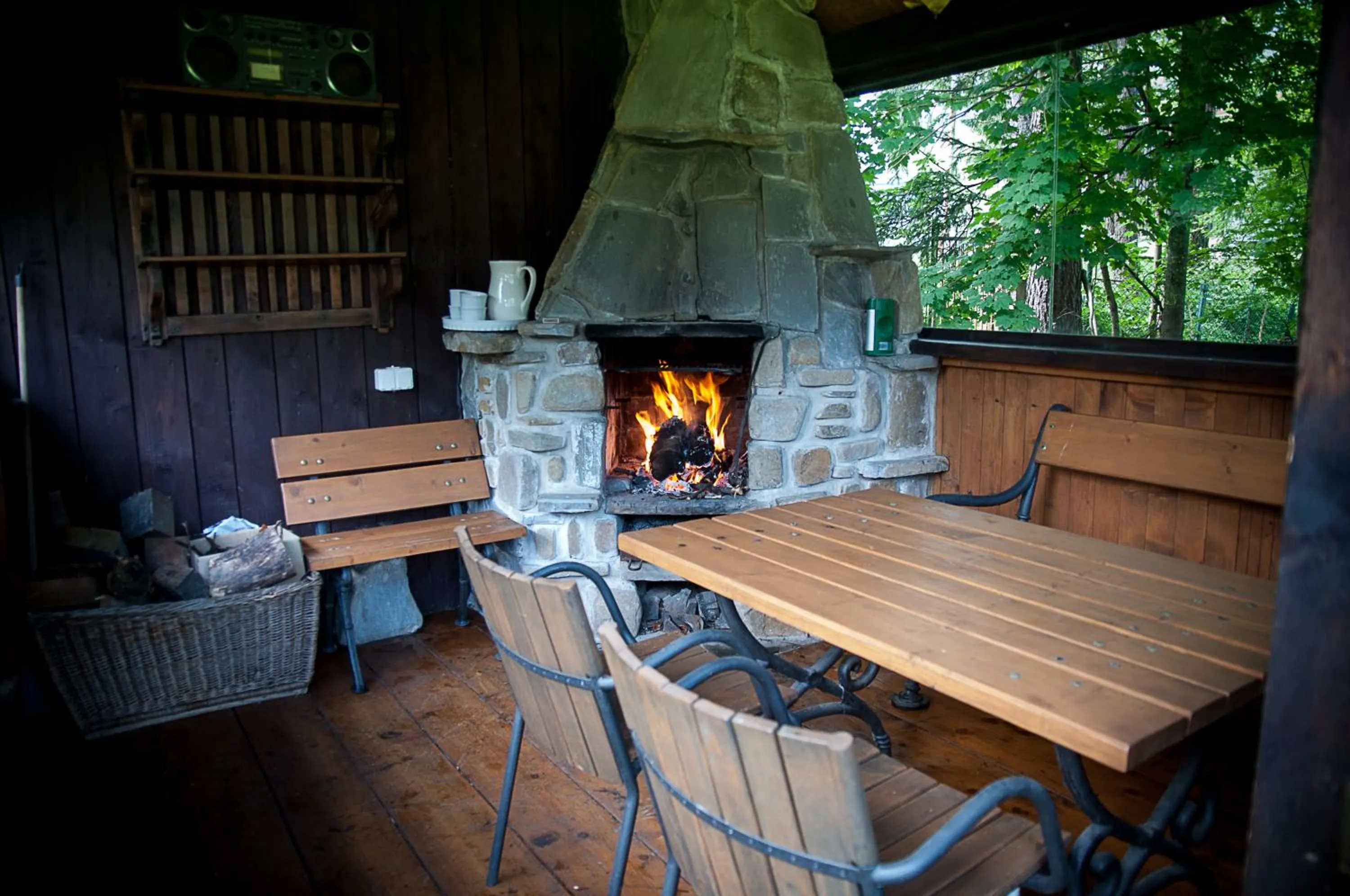 Garden in Willa Marma B&B