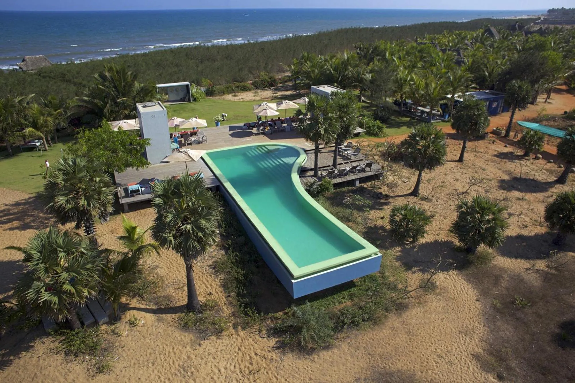 Swimming pool in The Dune Eco Village and Spa - Pondicherry