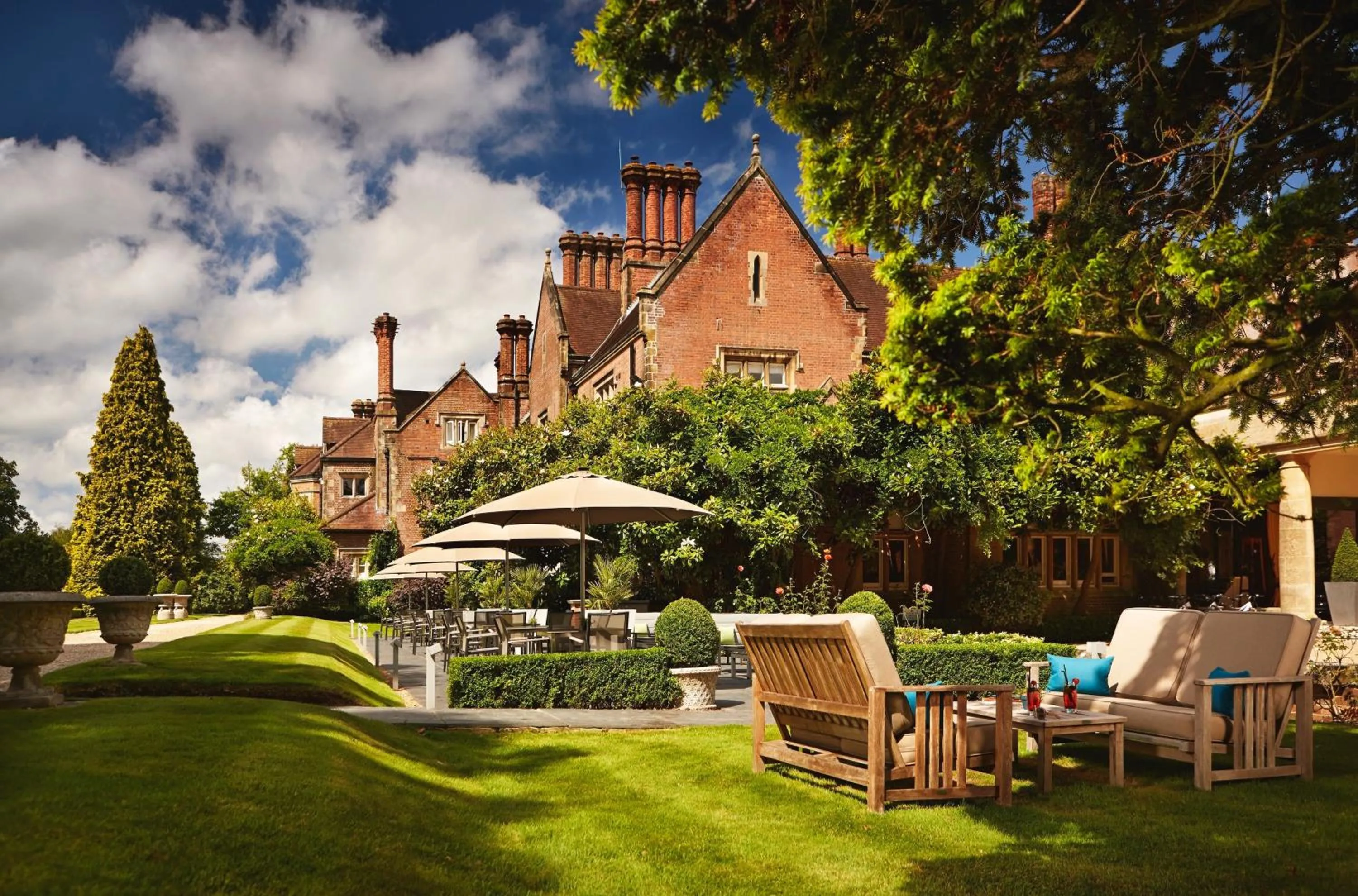 Patio in Alexander House Hotel & Utopia Spa