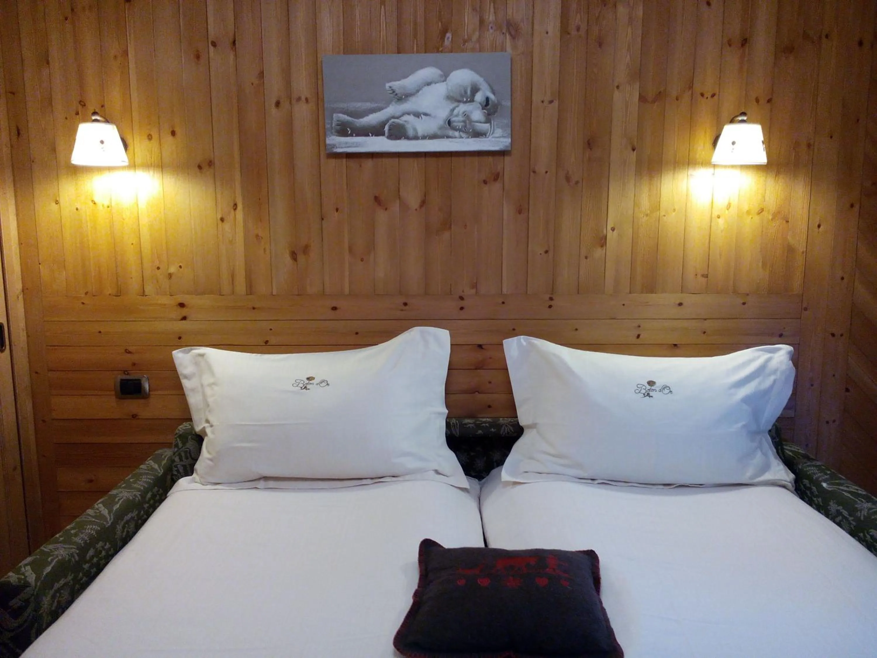 Bed in Hotel Boton D'Or & Wellness a La Thuile