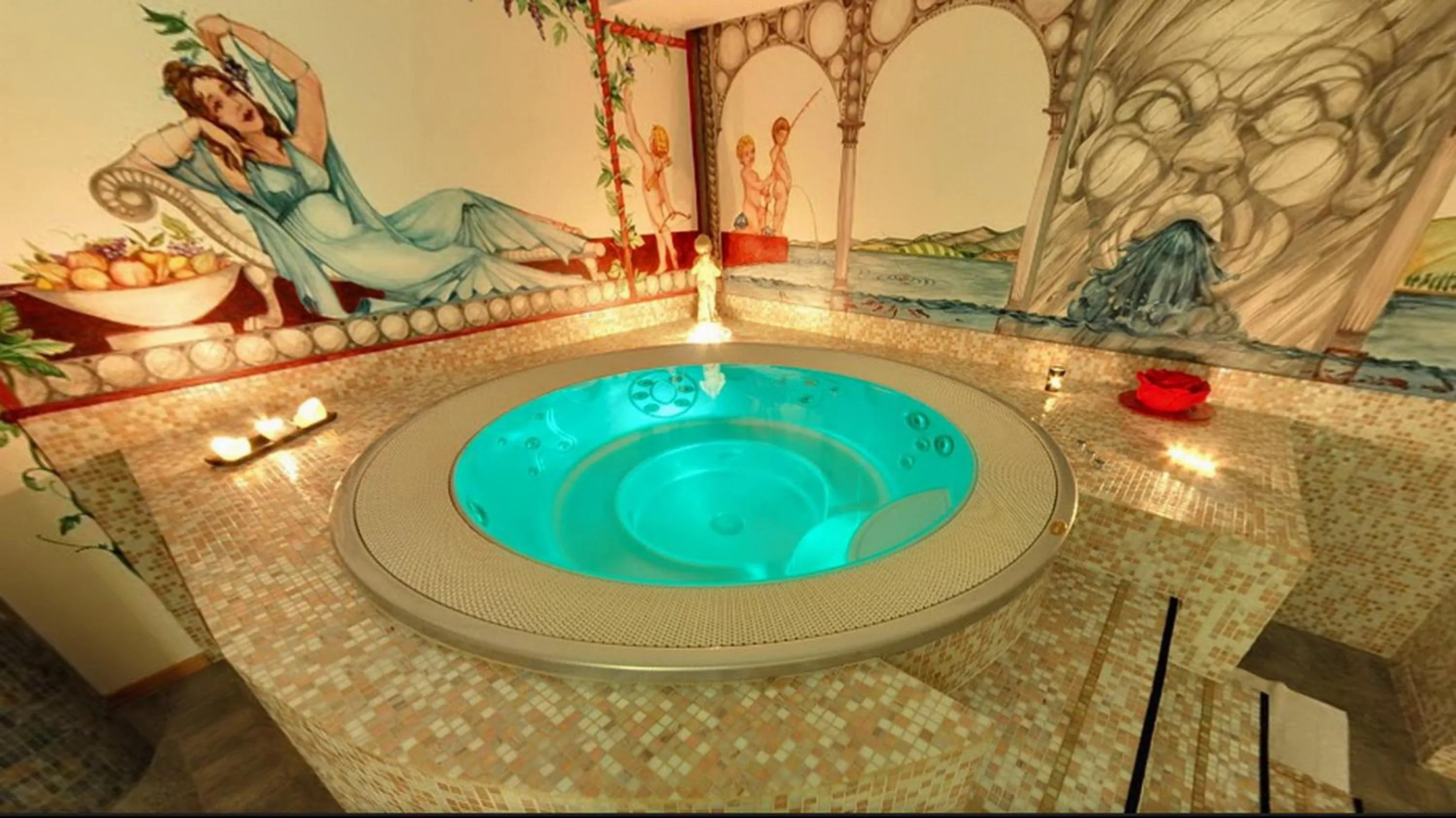 Hot Tub in Hotel Boton D'Or & Wellness a La Thuile