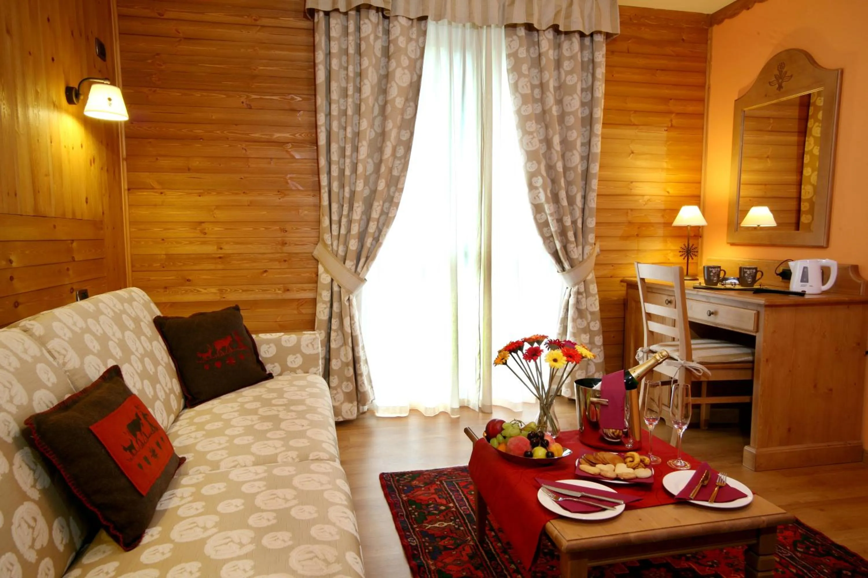 Seating area in Hotel Boton D'Or & Wellness a La Thuile