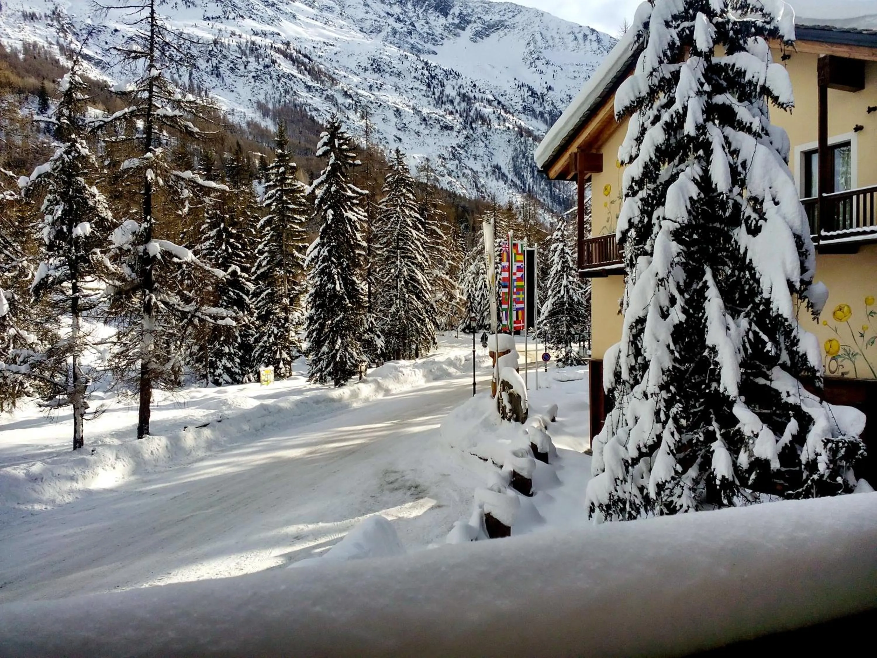 Facade/entrance in Hotel Boton D'Or & Wellness a La Thuile