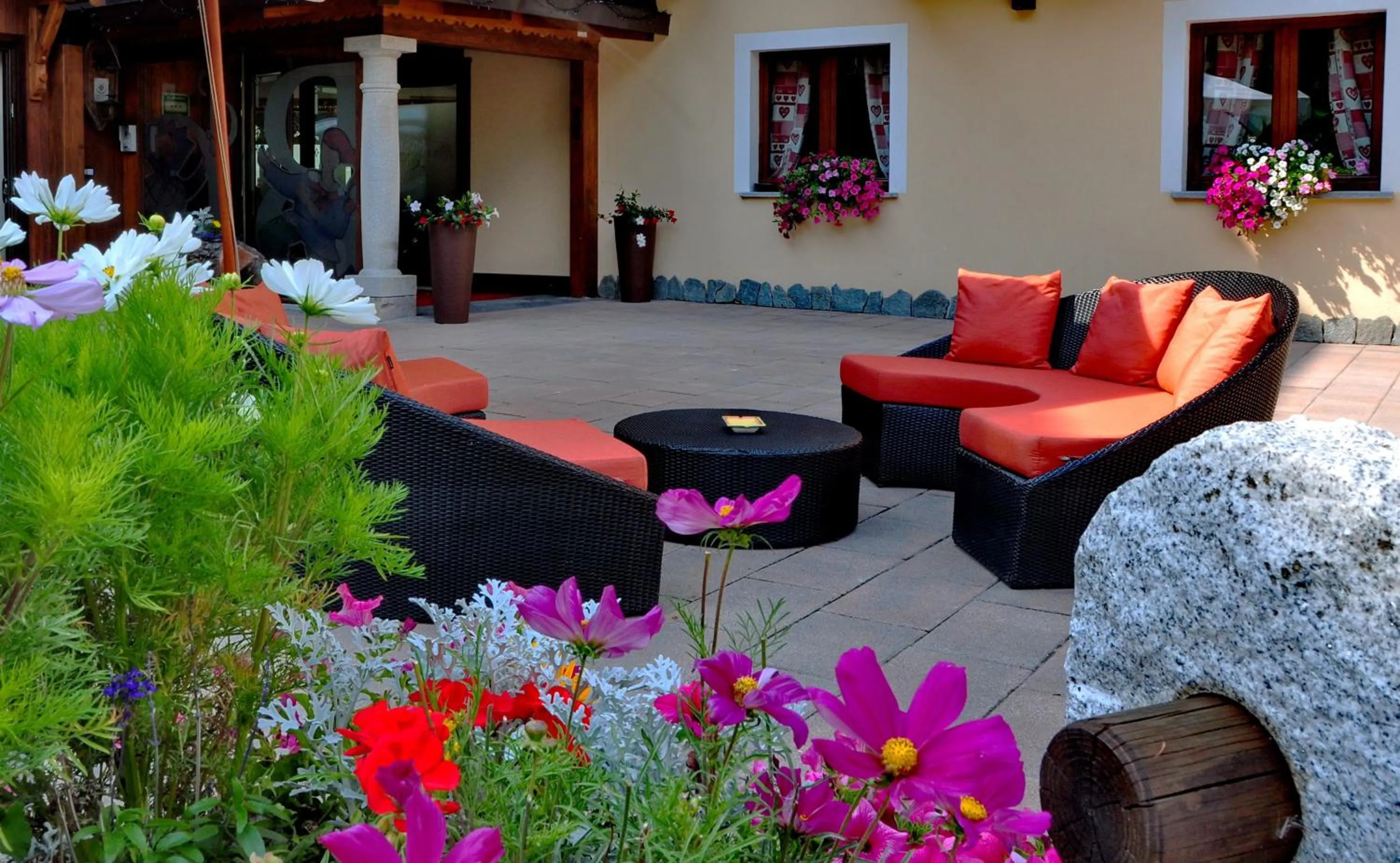 Garden in Hotel Boton D'Or & Wellness a La Thuile
