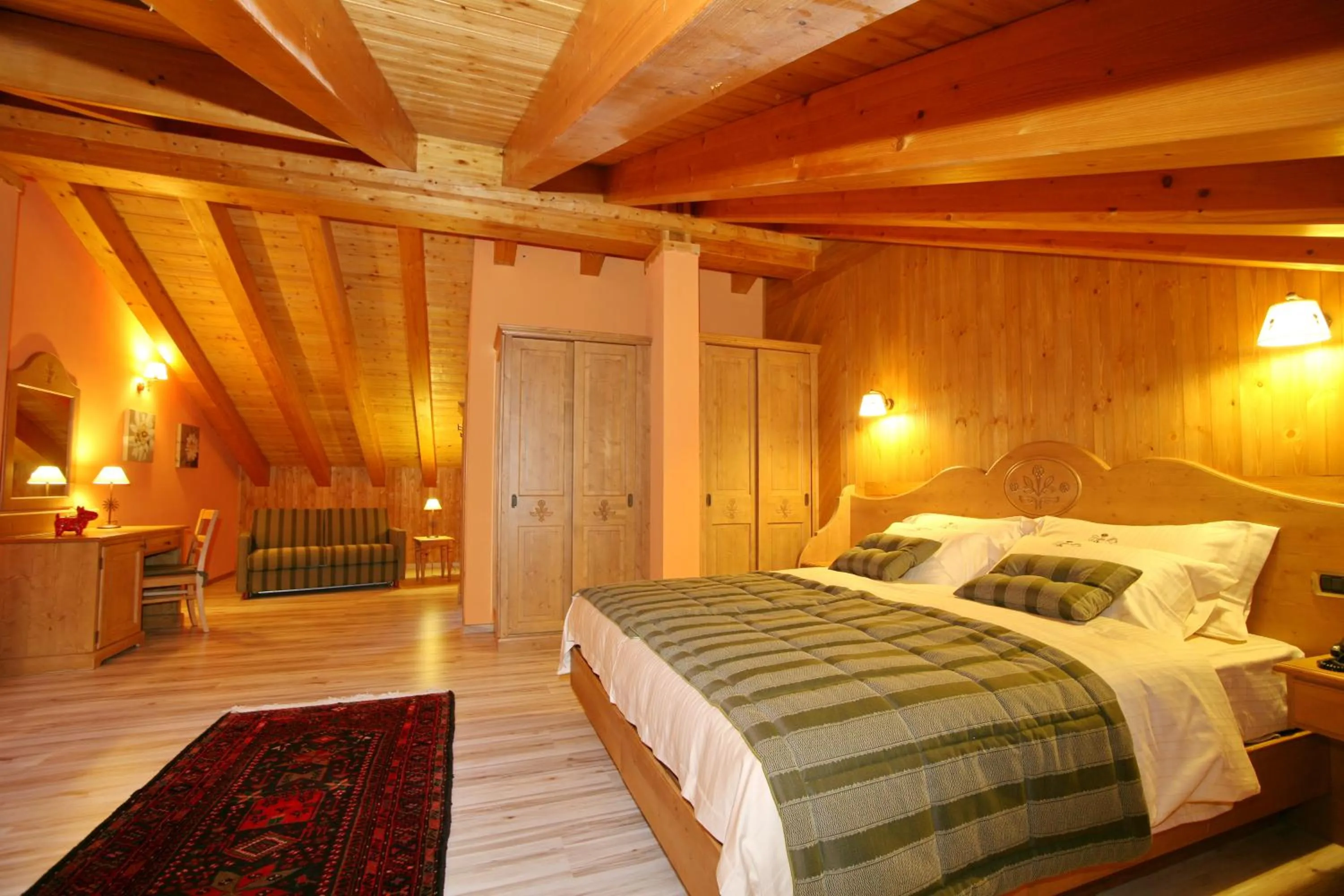 Photo of the whole room, Bed in Hotel Boton D'Or & Wellness a La Thuile