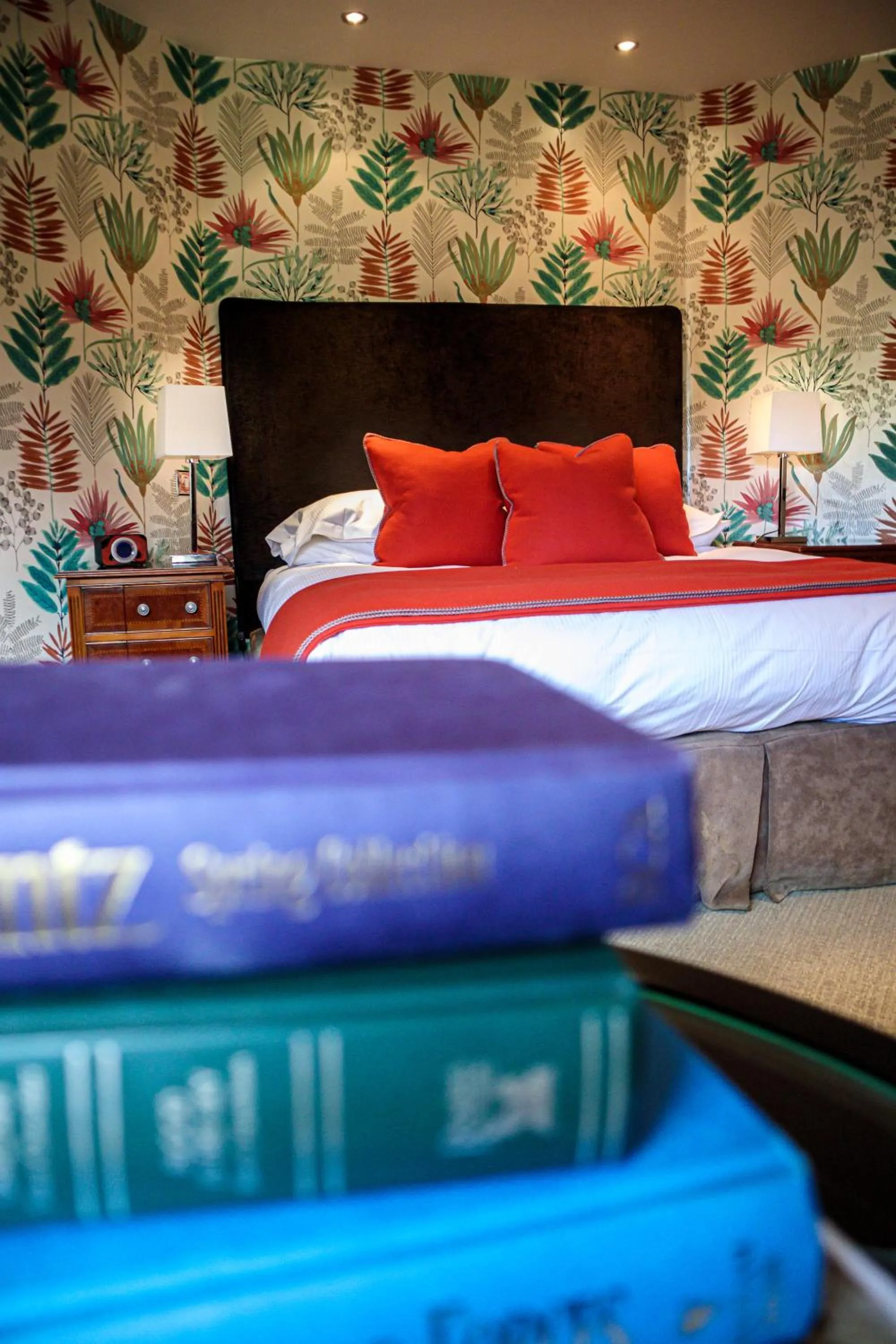 Bed in Langshott Manor - Luxury Hotel Gatwick