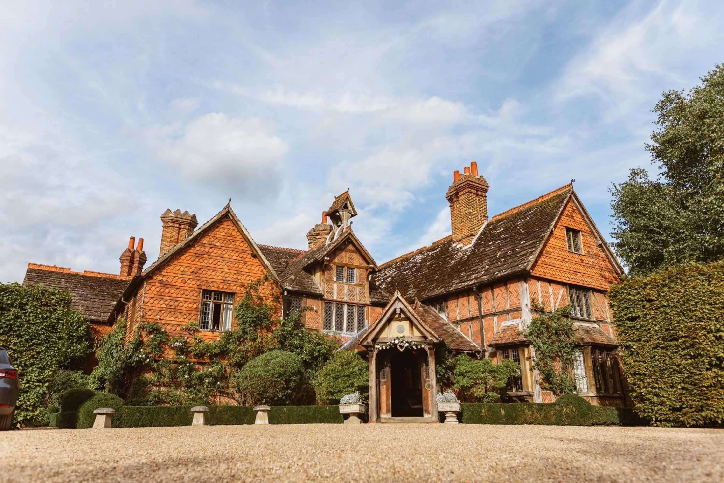 Property building in Langshott Manor - Luxury Hotel Gatwick
