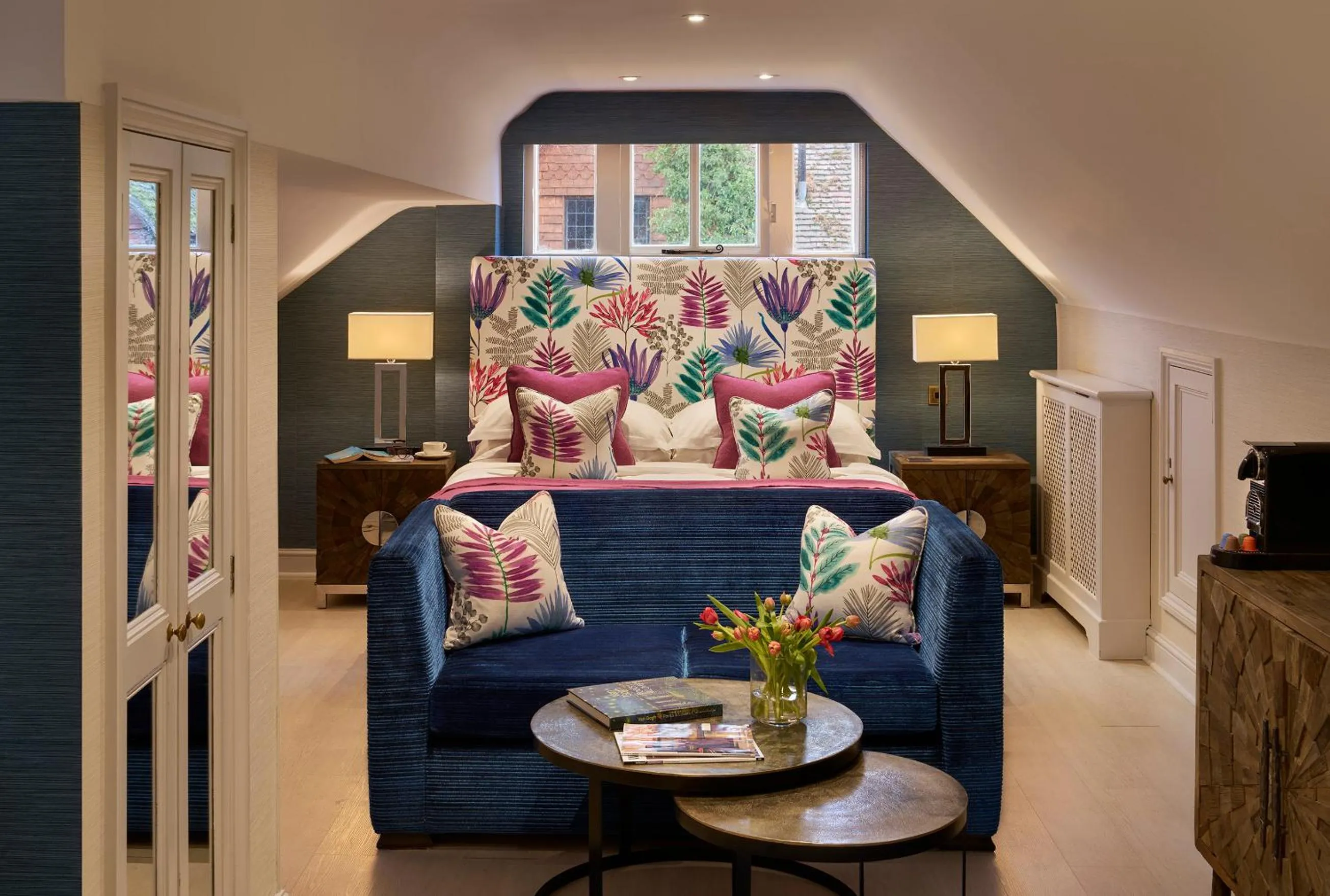 Bedroom in Langshott Manor - Luxury Hotel Gatwick