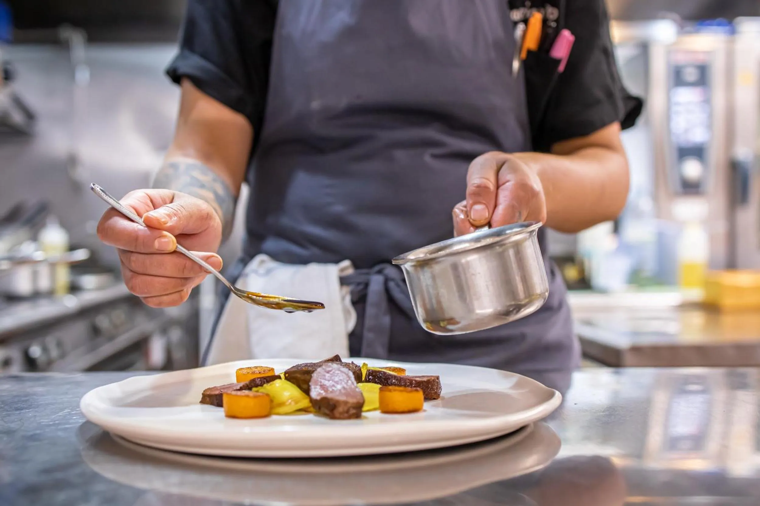 Food close-up in Langshott Manor - Luxury Hotel Gatwick