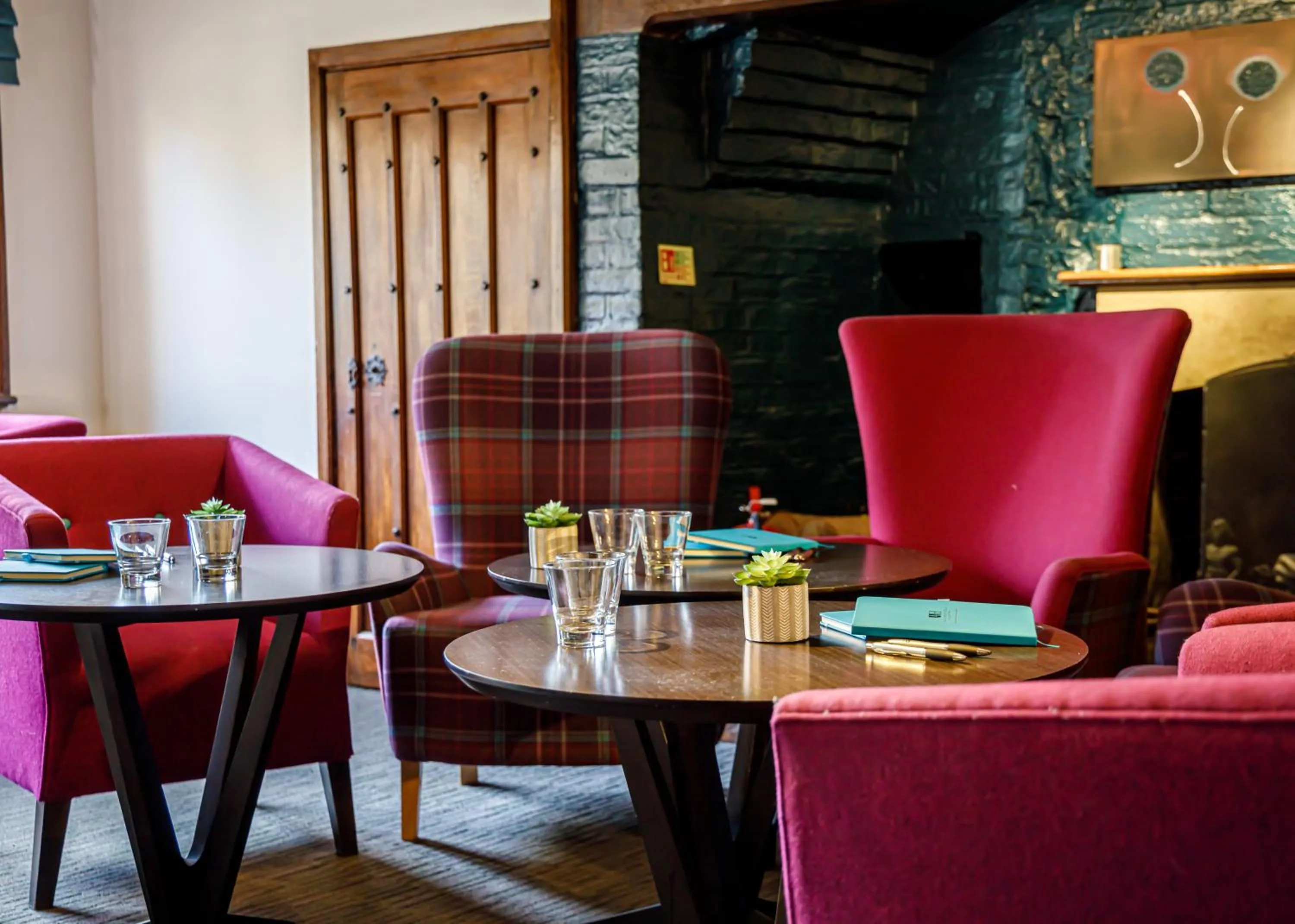 Lounge or bar in Langshott Manor - Luxury Hotel Gatwick