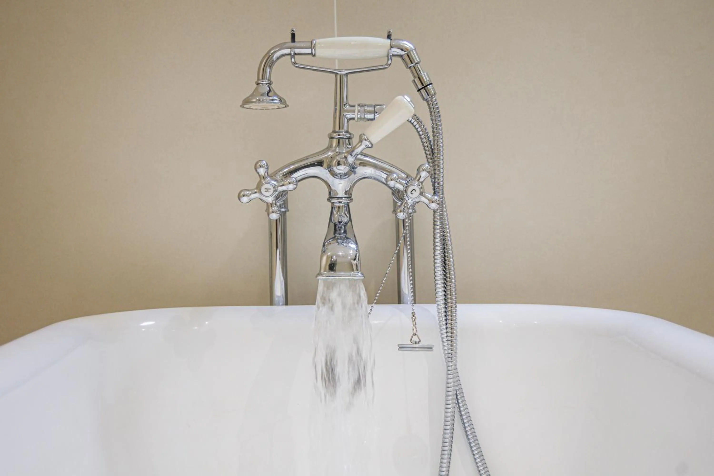 Bathroom in Langshott Manor - Luxury Hotel Gatwick