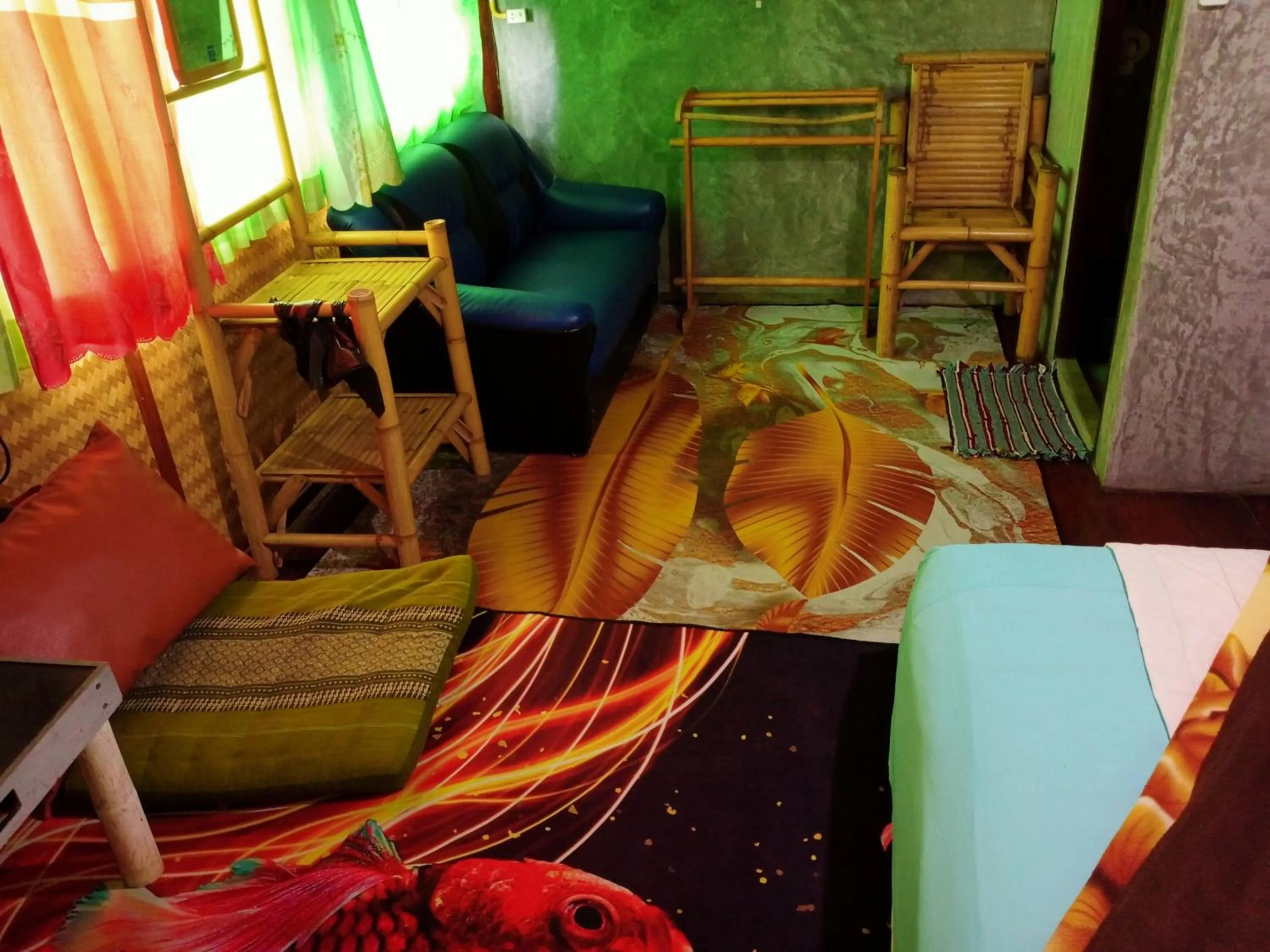 Bed in Comon Bungalow HaadChaoPhao