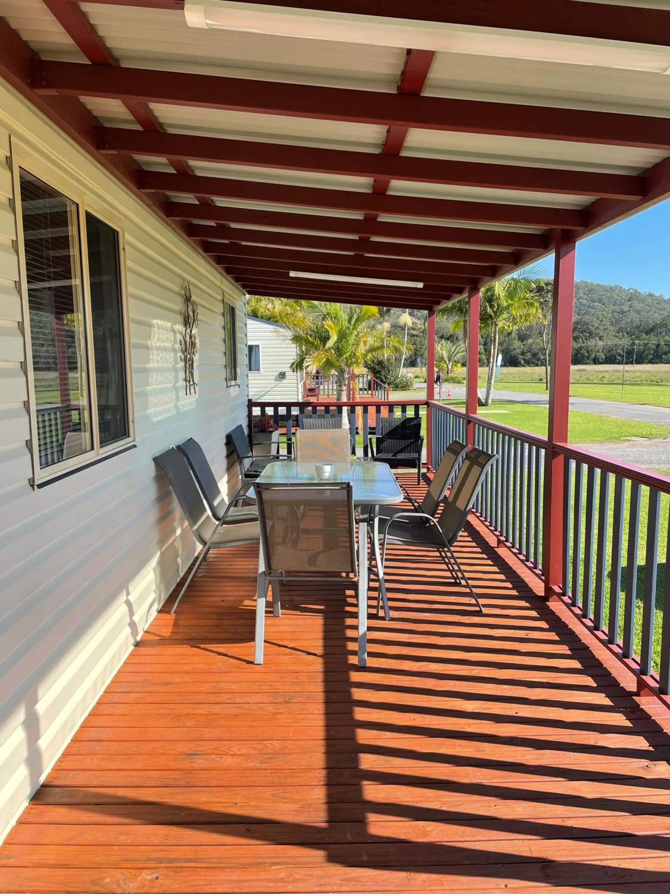 Balcony/Terrace in Stoney Park Holiday Park