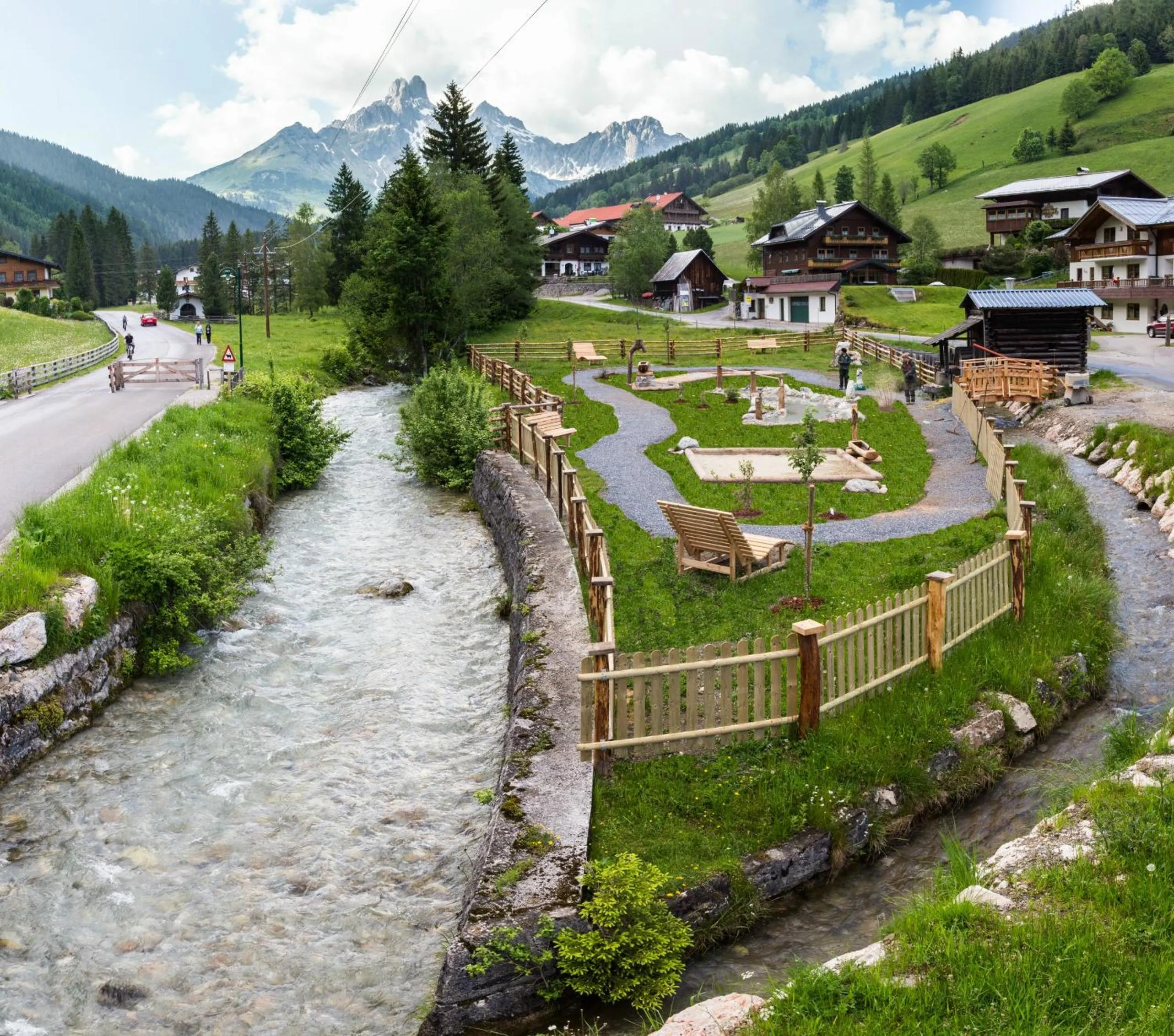 Area and facilities in Aparthotel Hirschenau