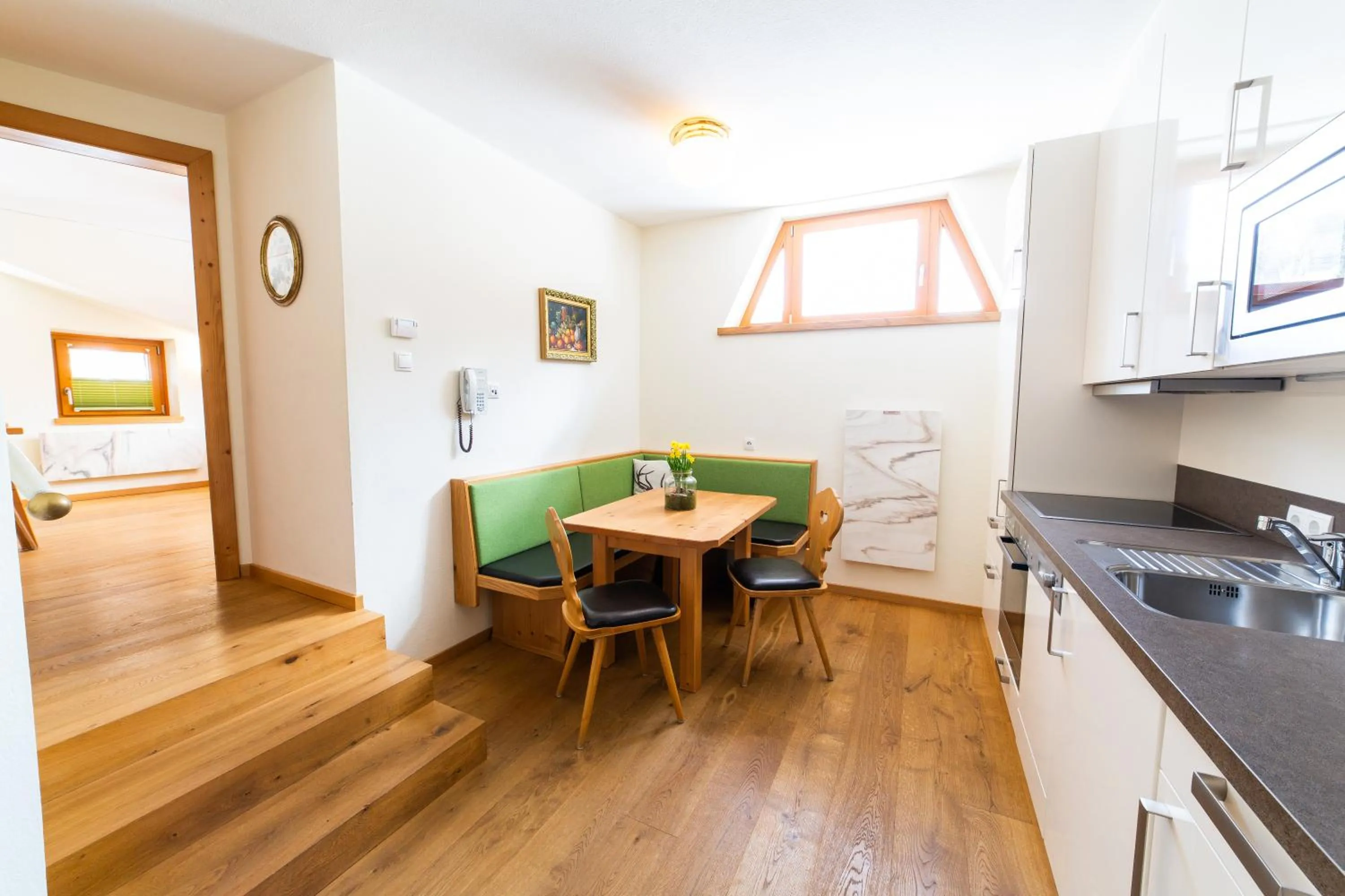 kitchen in Aparthotel Hirschenau